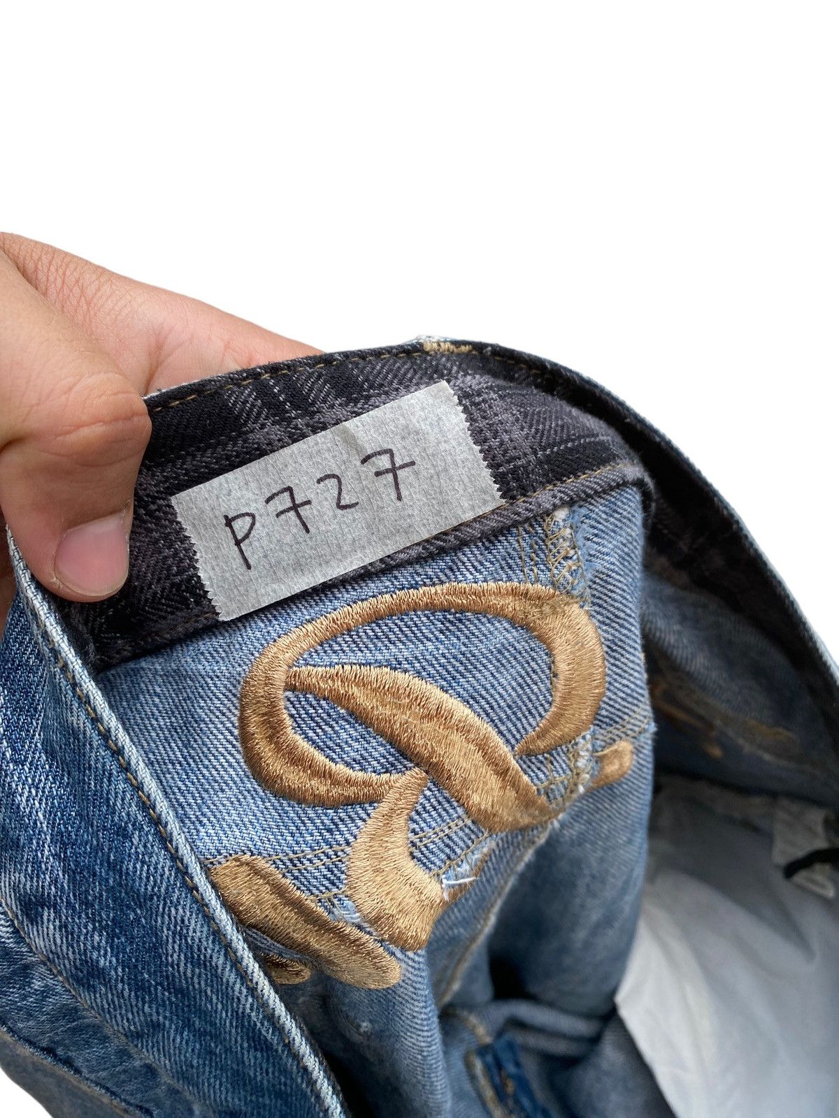 Japanese Brand Vintage Gang Buster Spellout Distressed Pant Size US 34 / EU 50 - 6 Thumbnail