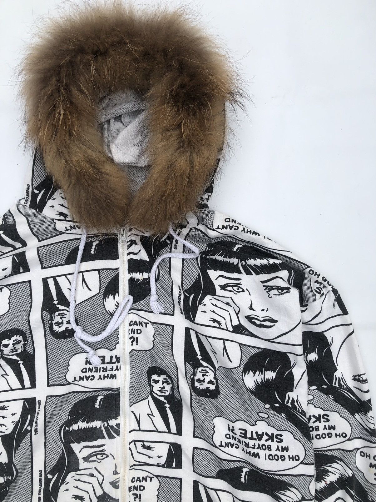 If Six Was Nine × Japanese Brand × Le Grande Bleu (L.G.B.) Zipper Fur hoodie Skateboaring Thrasher Style Size US L / EU 52-54 / 3 - 5 Thumbnail