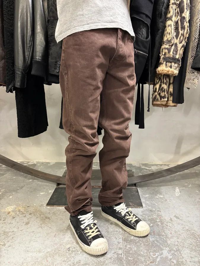 パンツ Giorgio Armani archive velor pants Giorgio Armani × Vintage 1990s Giorgio Armani Brown Archive