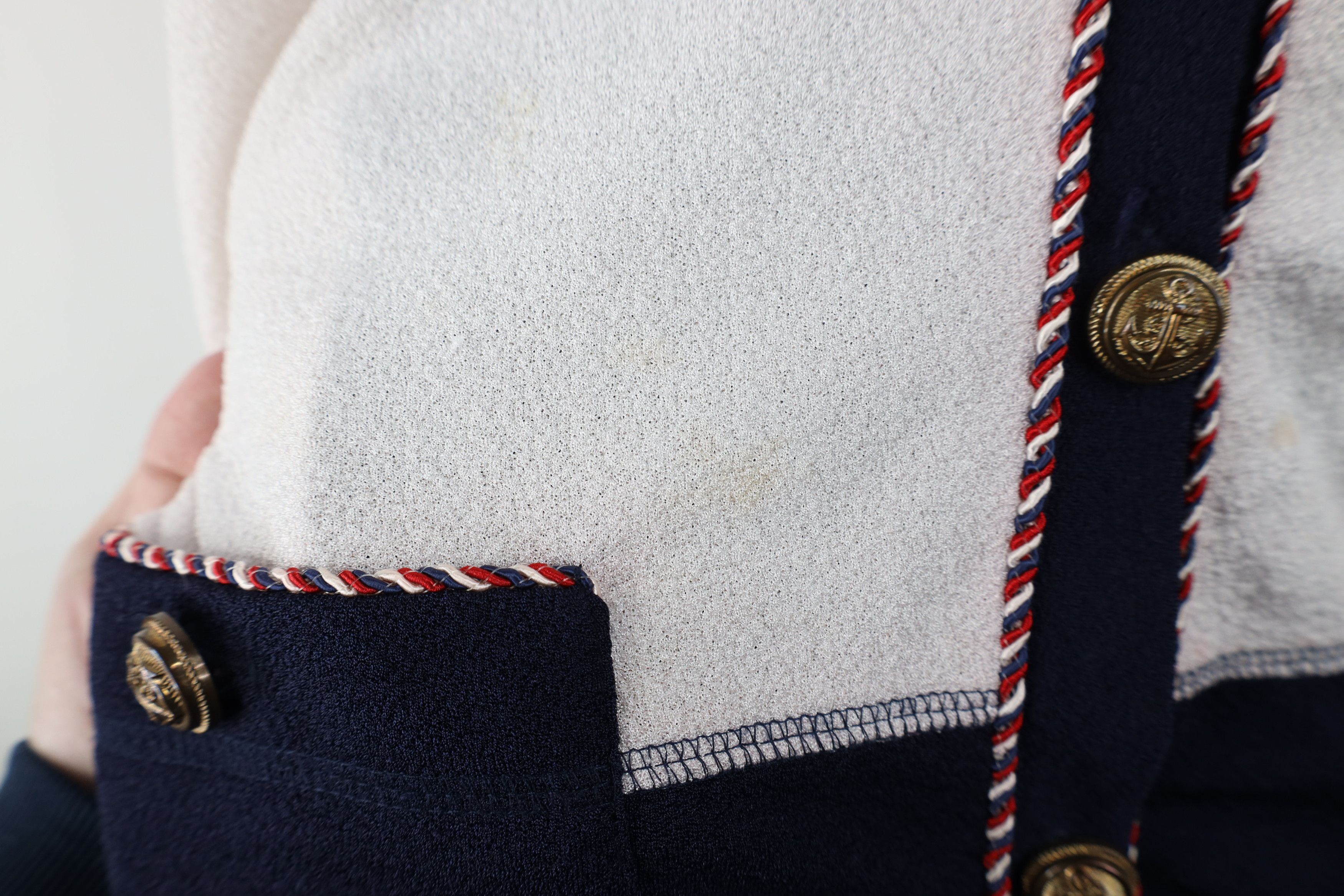 Vintage Vintage 90s Streetwear Sailboat Knit Cardigan Sweater USA Size M / US 6-8 / IT 42-44 - 8 Thumbnail