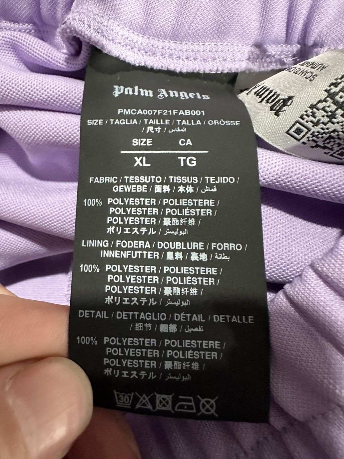 Palm Angels PALM ANGELS TRACK PANTS LILAC Size US 36 / EU 52 - 3 Thumbnail