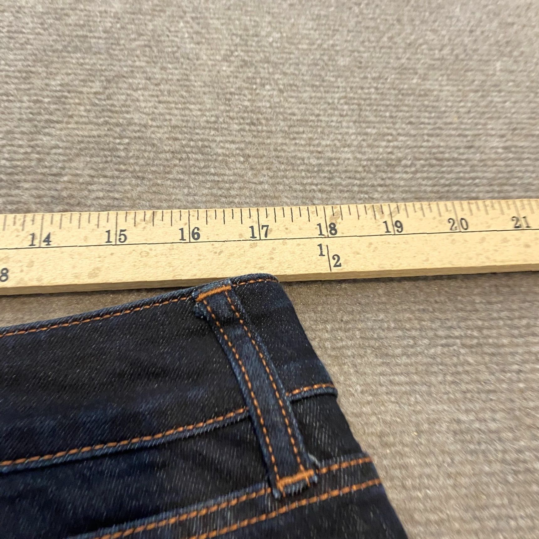 Banana Republic Banana Republic Jeans Womens 31 Dark Wash Wide-Leg Stretch Denim Pants Size 24" / US 00 / IT 34 - 7 Thumbnail