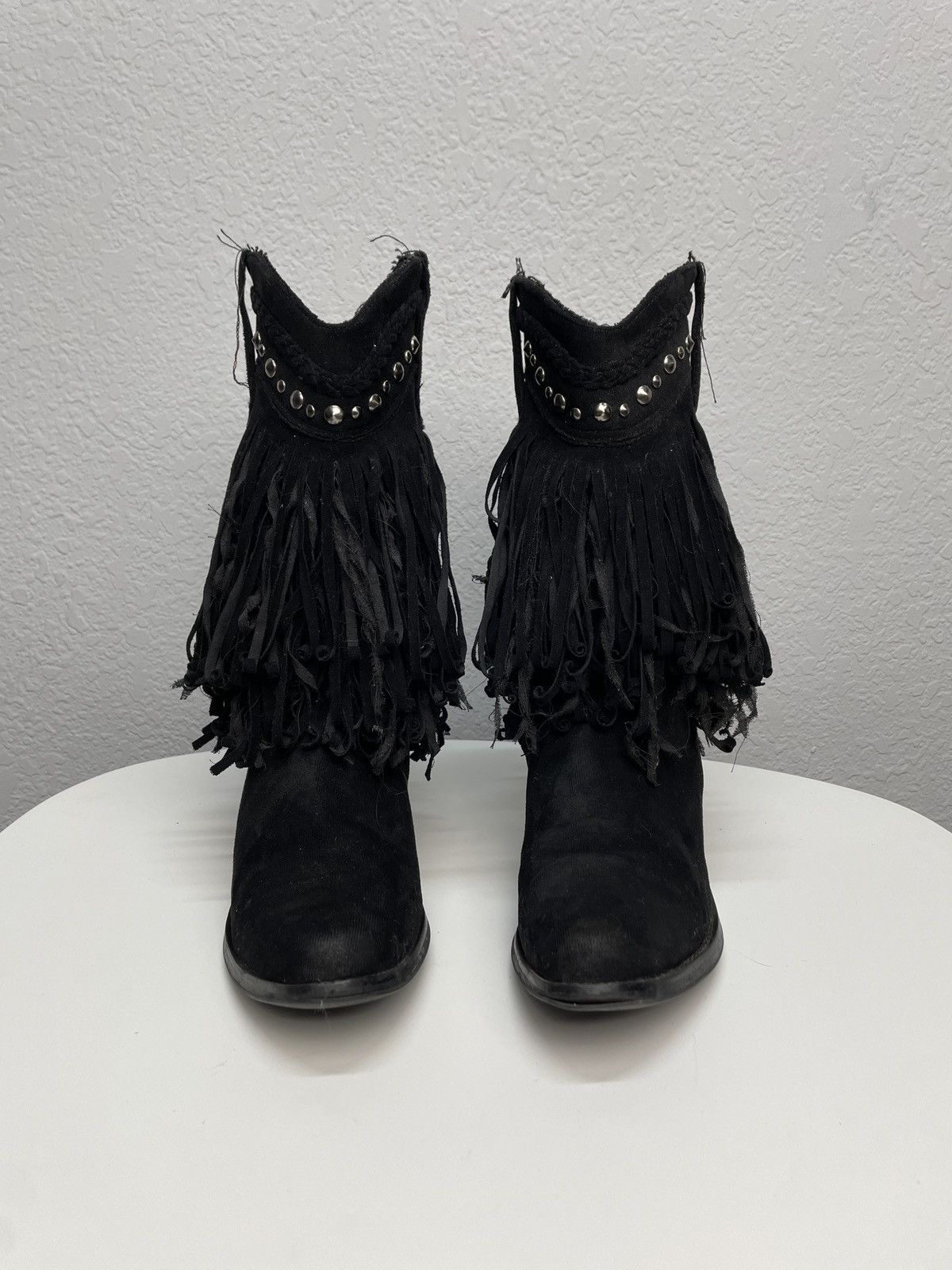 If Six Was Nine Vintage Italian AS 98 Rick Owens Style Leather Suede Boots Size US 8 / IT 38 - 1 Thumbnail