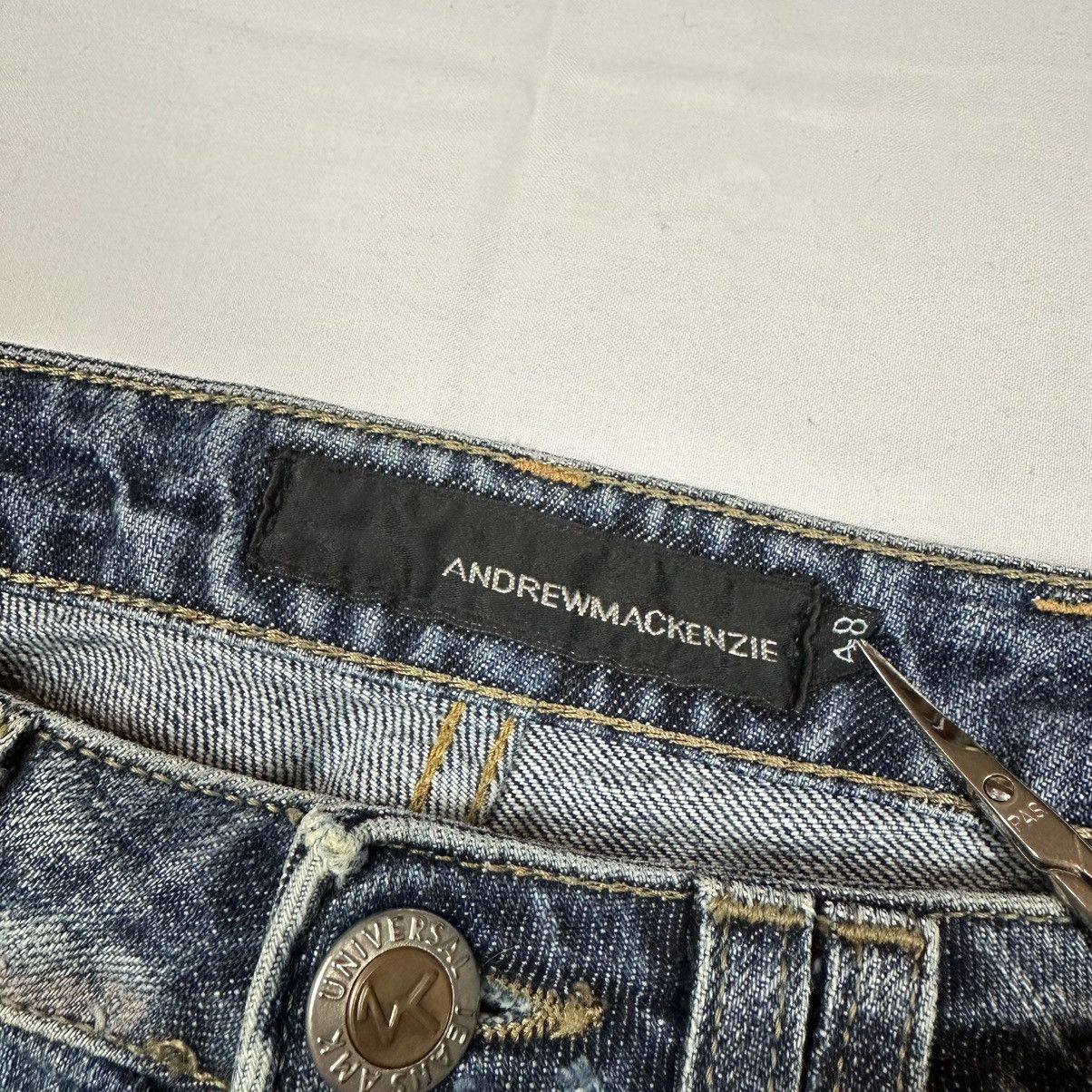 Andrew Mackenzie Andrew Mackenzie Low Waist Distressed Jeans IT48 W33 Size US 33 - 9 Thumbnail