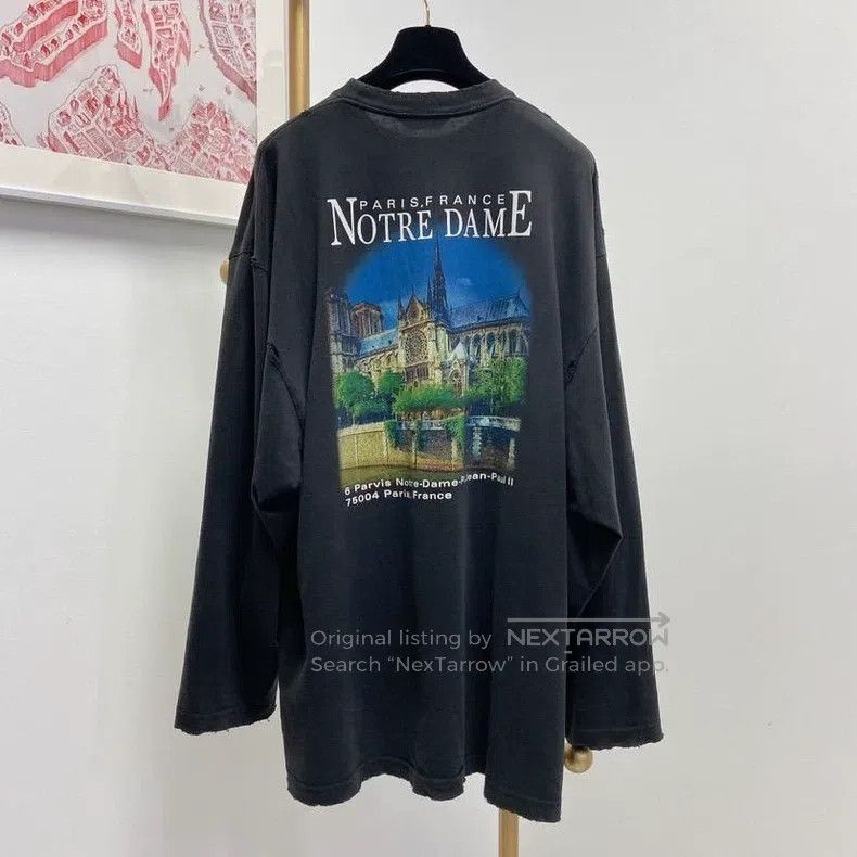 Balenciaga Balenciaga Black and Gray Top Size US XS / EU 42 / 0 - 2 Thumbnail