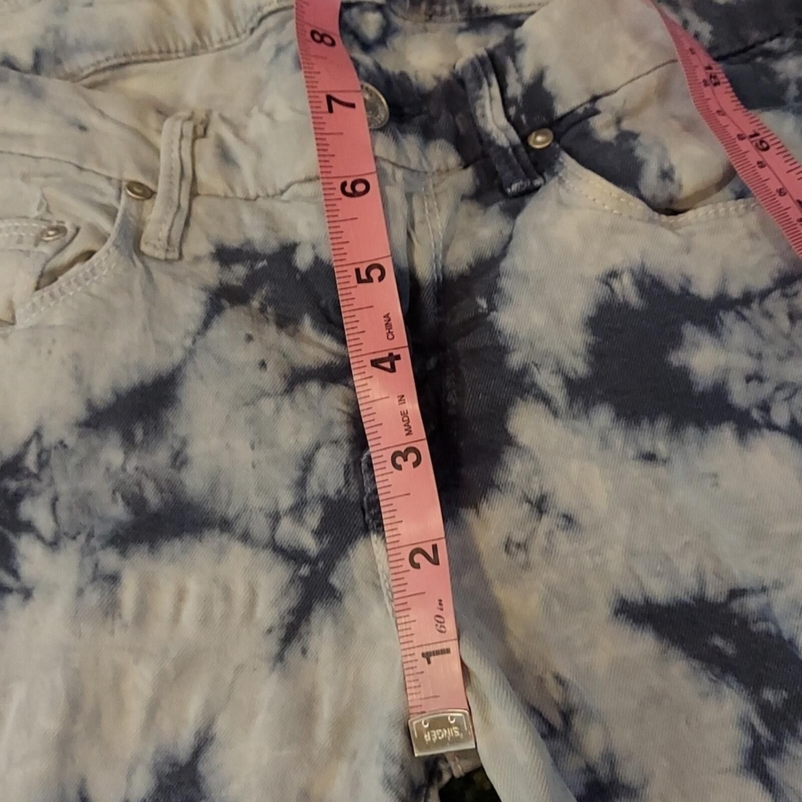 MOTHER MOTHER Tie-Dye Blue and White Jeggings Size 27" / US 4 / IT 40 - 8 Thumbnail