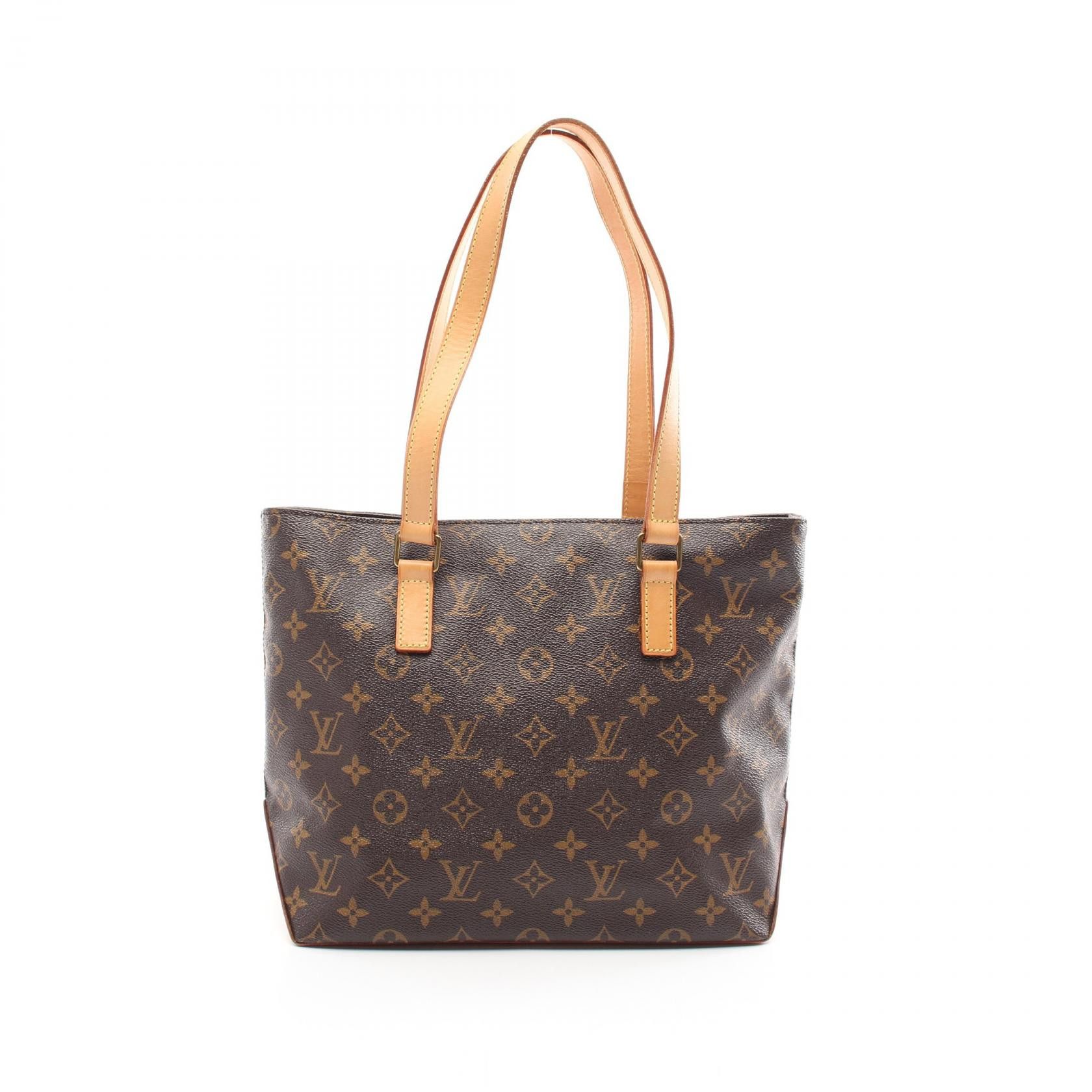Louis Vuitton Louis Vuitton Cabas Piano Monogram Coated Canvas Shoulder Bag Canvas Shoulder Bag M51148 in Brown, Women's