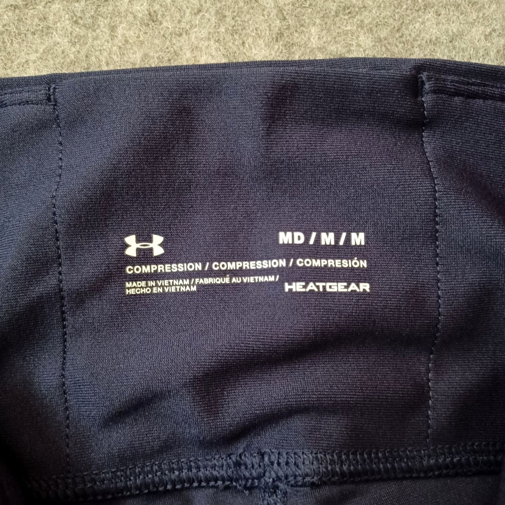 Under Armour Under Armour Womens Leggings M Blue High Rise Ankle Crop Compression NWT 27 in Inseam 24 in Capri Logo Breathable Stretch Easy Care Size 32" / US 10 / IT 46 - 3 Thumbnail