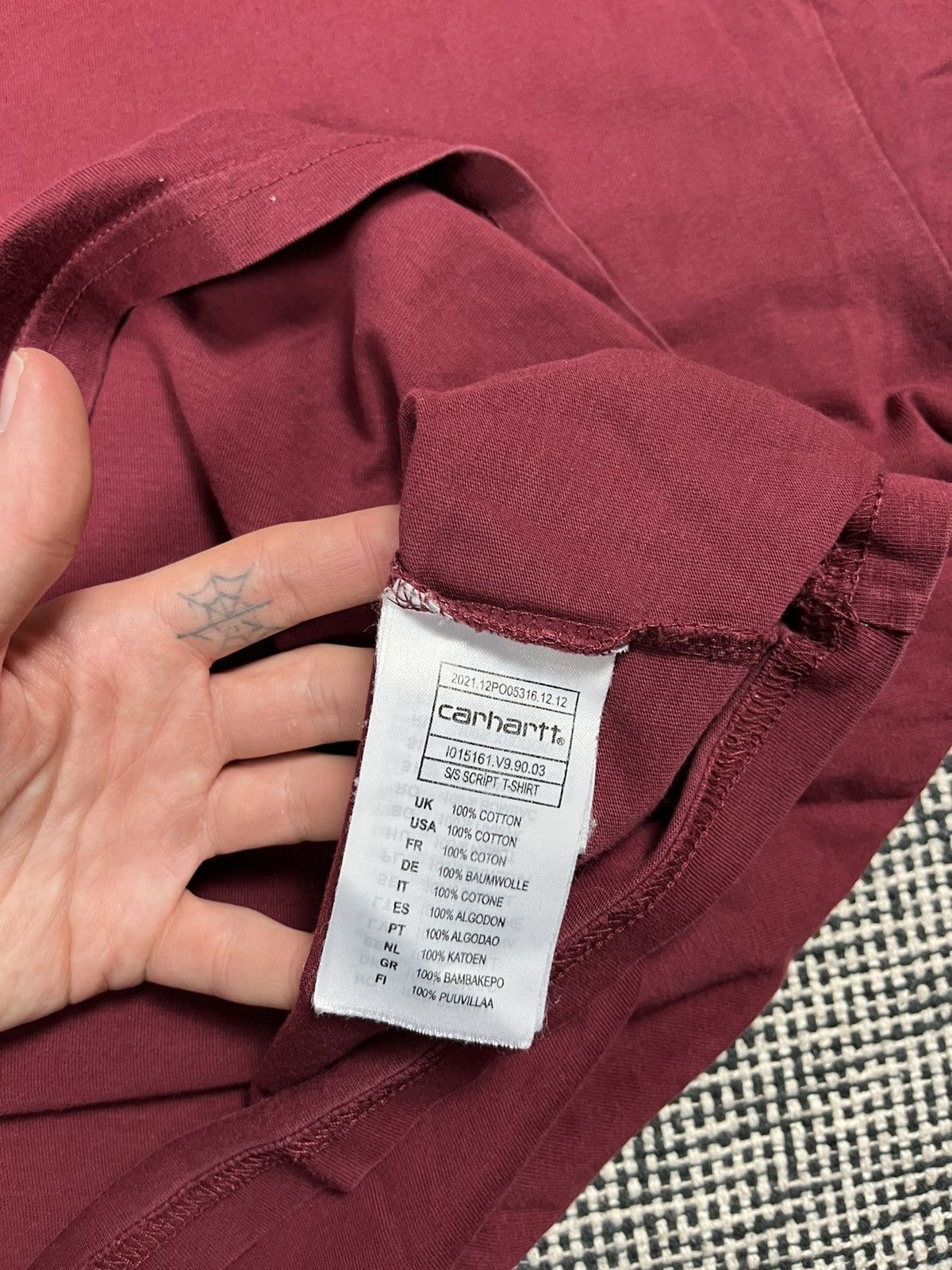 Carhartt carhartt classic faded logo t-shirt workwear Size US L / EU 52-54 / 3 - 3 Thumbnail