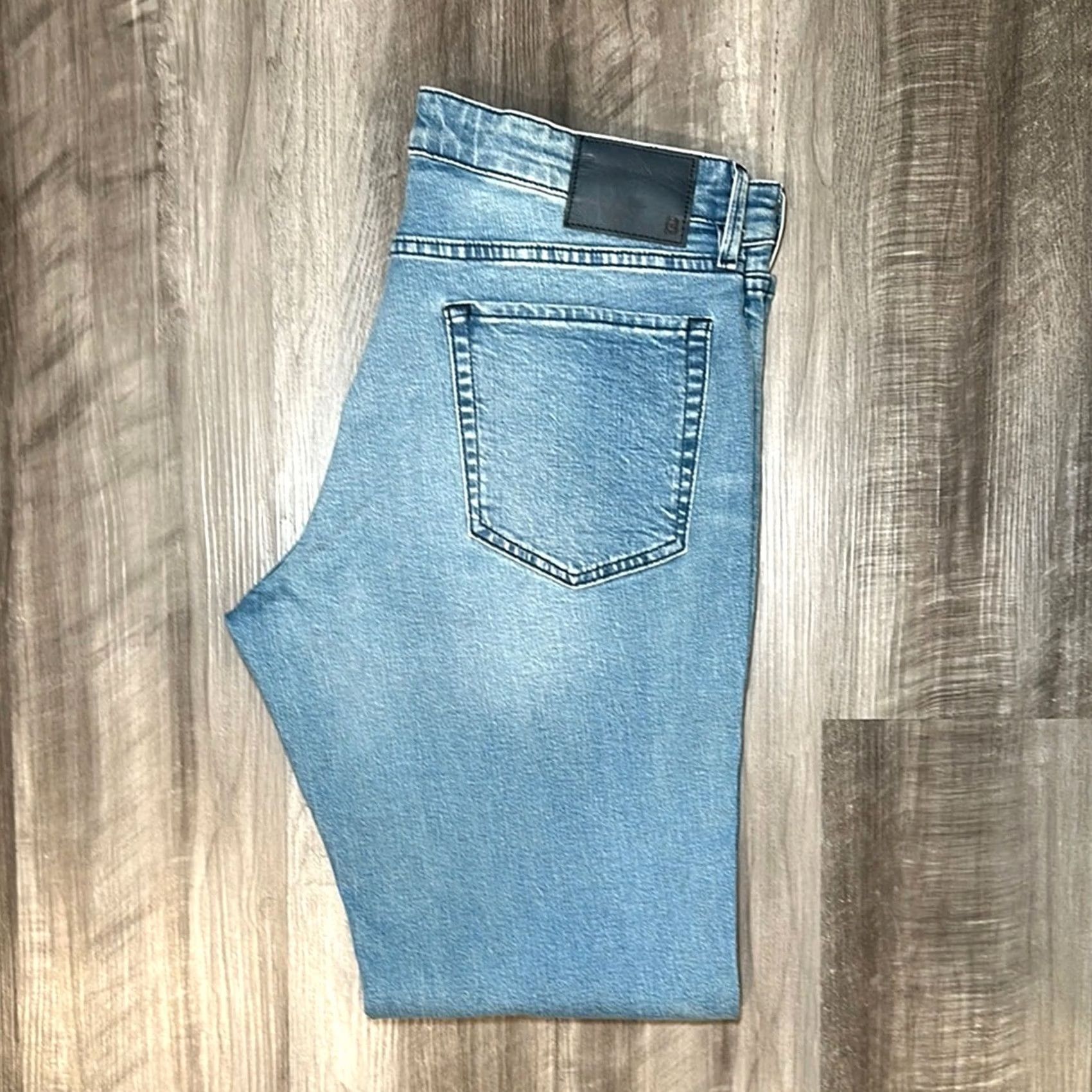 Bonobos Bonobos Jeans Straight Color Blue Men 35 Regular 32in 32 Inseam NWOT NP1104 Size US 35 - 2 Thumbnail
