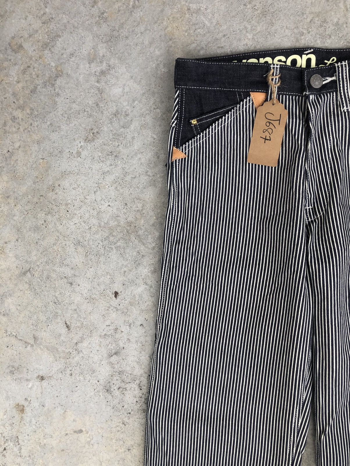 Vanson Leathers Vanson Leather Hickory Stripe Carpenter Bikers Size US 30 / EU 46 - 4 Thumbnail