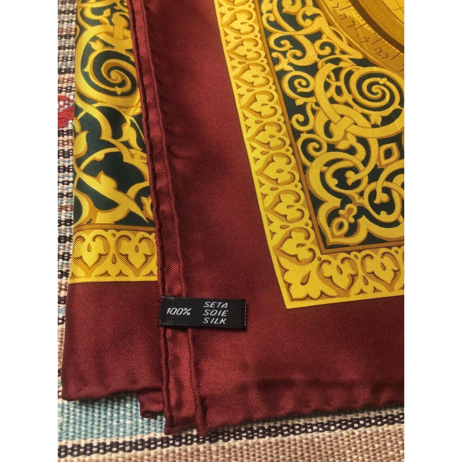 Gianfranco Ferre Gianfranco Ferre Golden astronomical calendar scarf Size ONE SIZE - 6 Thumbnail