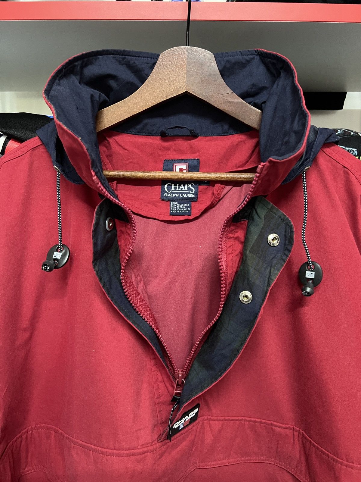 Chaps Ralph Lauren Vintage 90s Chaps Ralph Lauren Anorak Hoodie Jacket Size US XL / EU 56 / 4 - 11 Thumbnail