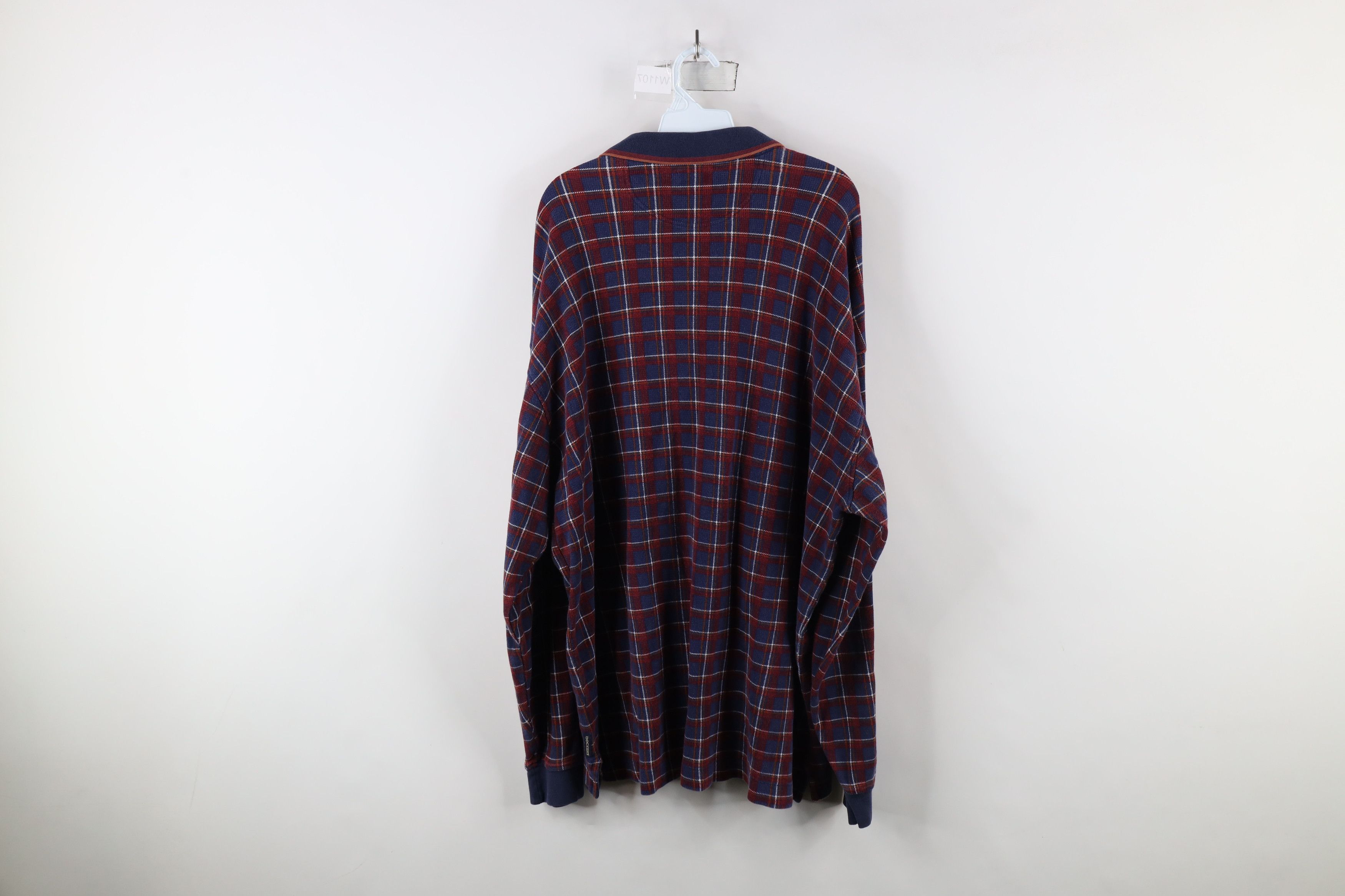 Vintage Vintage 90s Streetwear Knit Long Sleeve Rugby Polo Shirt Size US XXL / EU 58 / 5 - 10 Thumbnail