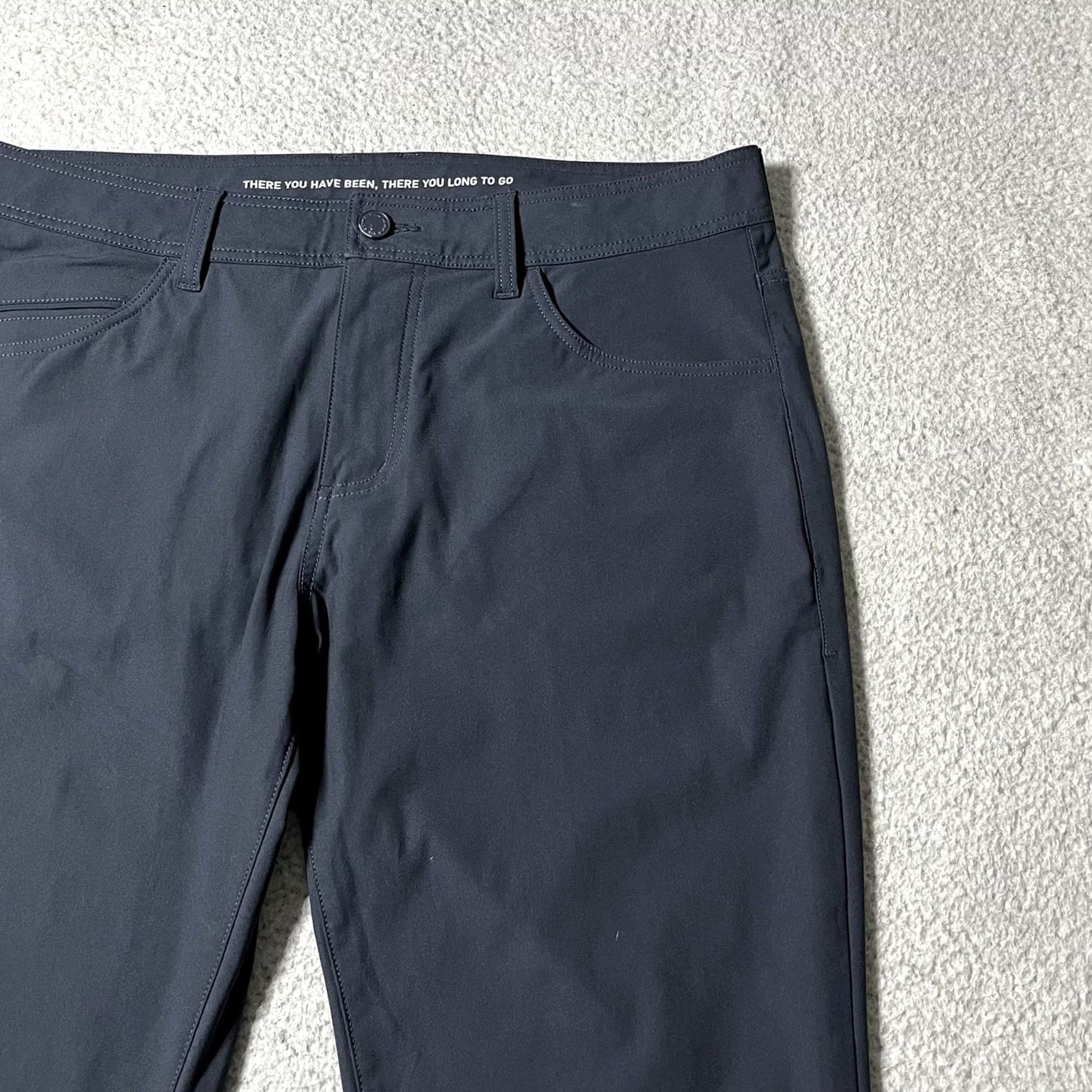 Rhone Rhone Mens 34 Blue Slim Straight Performance Stretch Golf Chino Pants Size US 34 / EU 50 - 4 Thumbnail