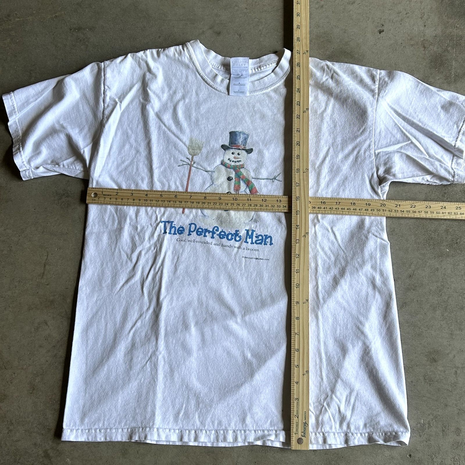 Gildan Y2K Funny Snowman Perfect Man T-Shirt Large Size US L / EU 52-54 / 3 - 4 Thumbnail