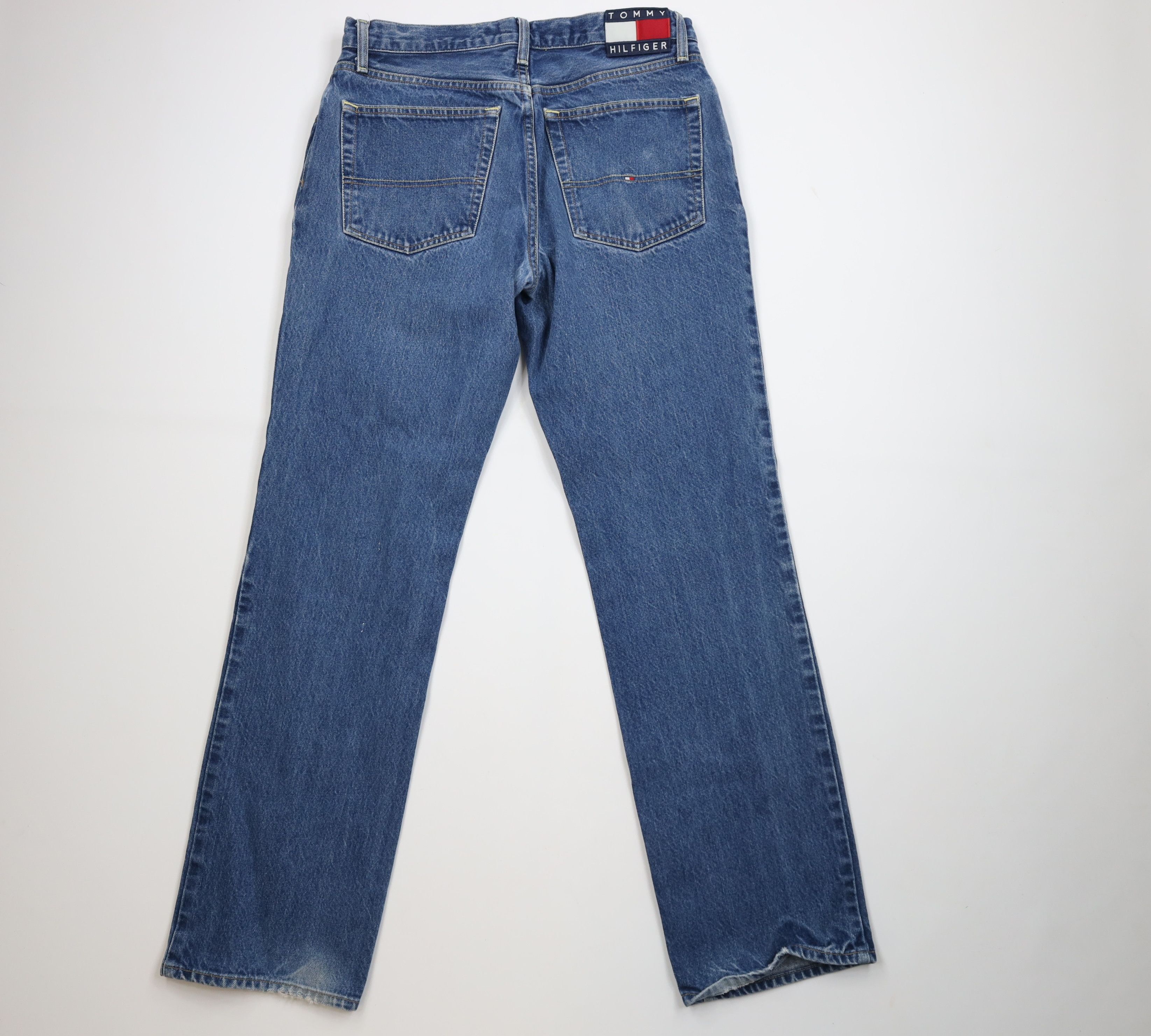 Tommy Hilfiger Vintage 90s Tommy Hilfiger Relaxed Fit Wide Leg Denim Jeans Size US 34 / EU 50 - 8 Thumbnail