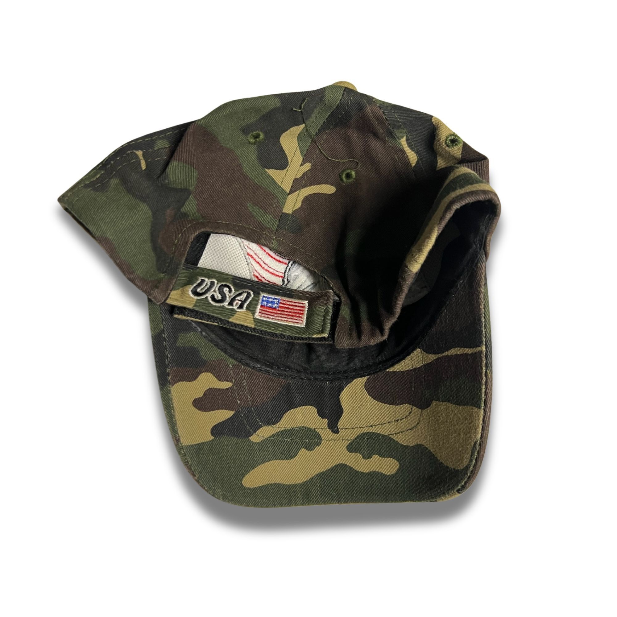 Other USA American Eagle Flag Camo Baseball Cap Size ONE SIZE - 4 Thumbnail
