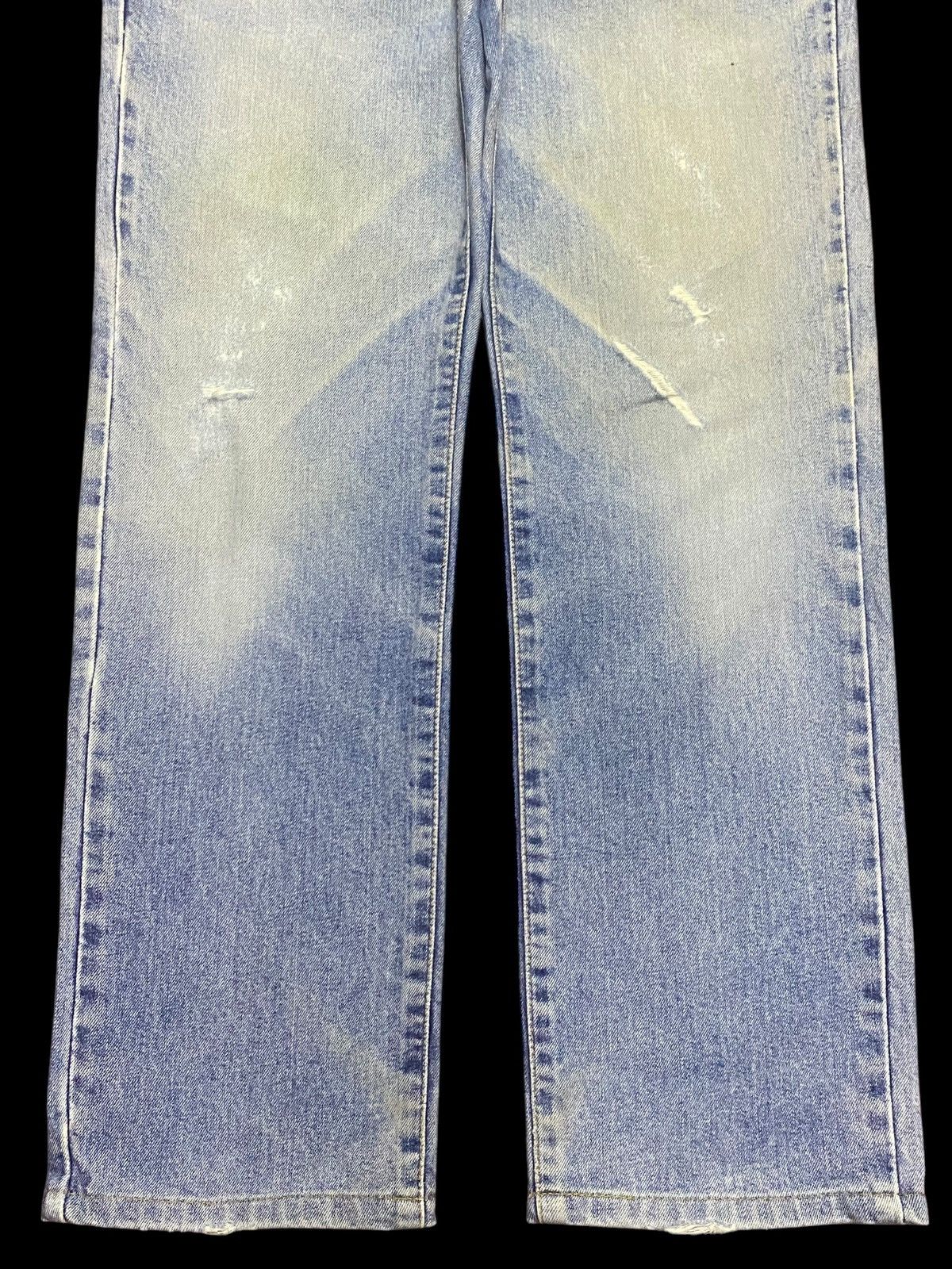 Junya Watanabe Vintage Edwin 403 Japan Faded Wash Distressed Denim Jeans Size US 30 / EU 46 - 5 Thumbnail