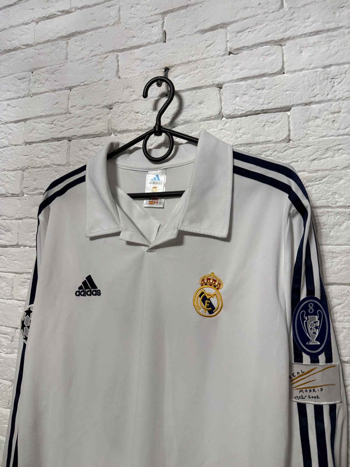 Adidas RARE Zidane Real Madrid Adidas Jersey Longsleeve 02/03 Size US M / EU 48-50 / 2 - 5 Thumbnail