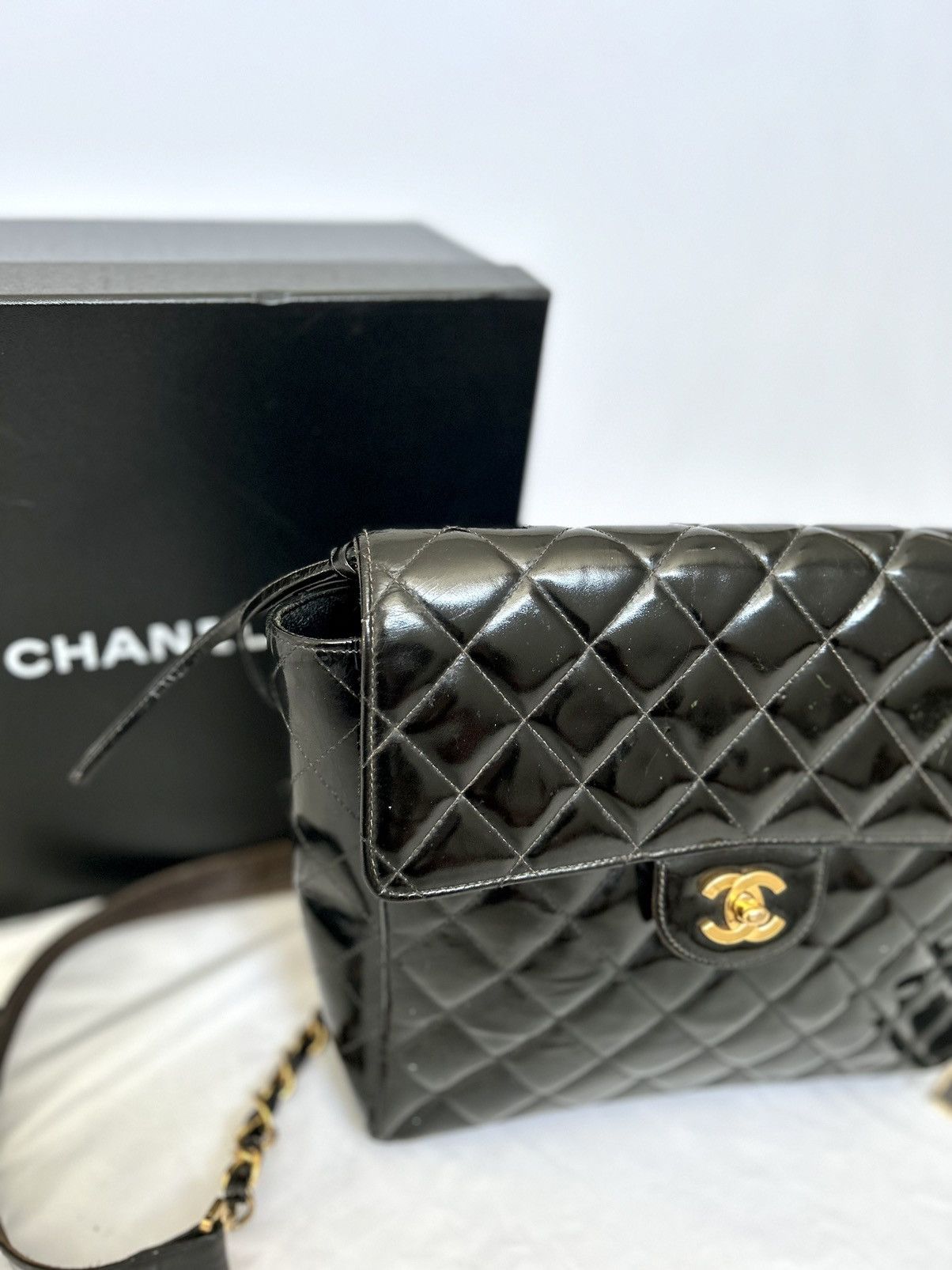 Chanel Chanel Patent Leather Backpack Size ONE SIZE - 5 Thumbnail