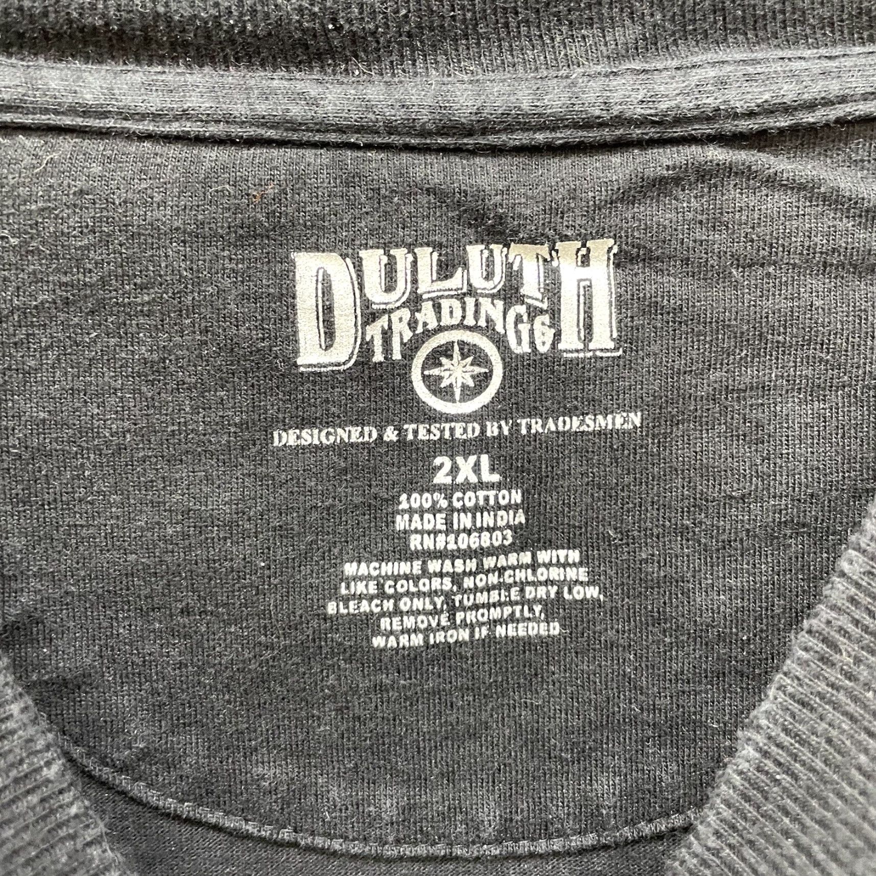 CO Duluth Trading Co 100% Cotton Black Long Sleeve Shirt Mens 2XL Button-Up Shirt Size US XXL / EU 58 / 5 - 4 Thumbnail