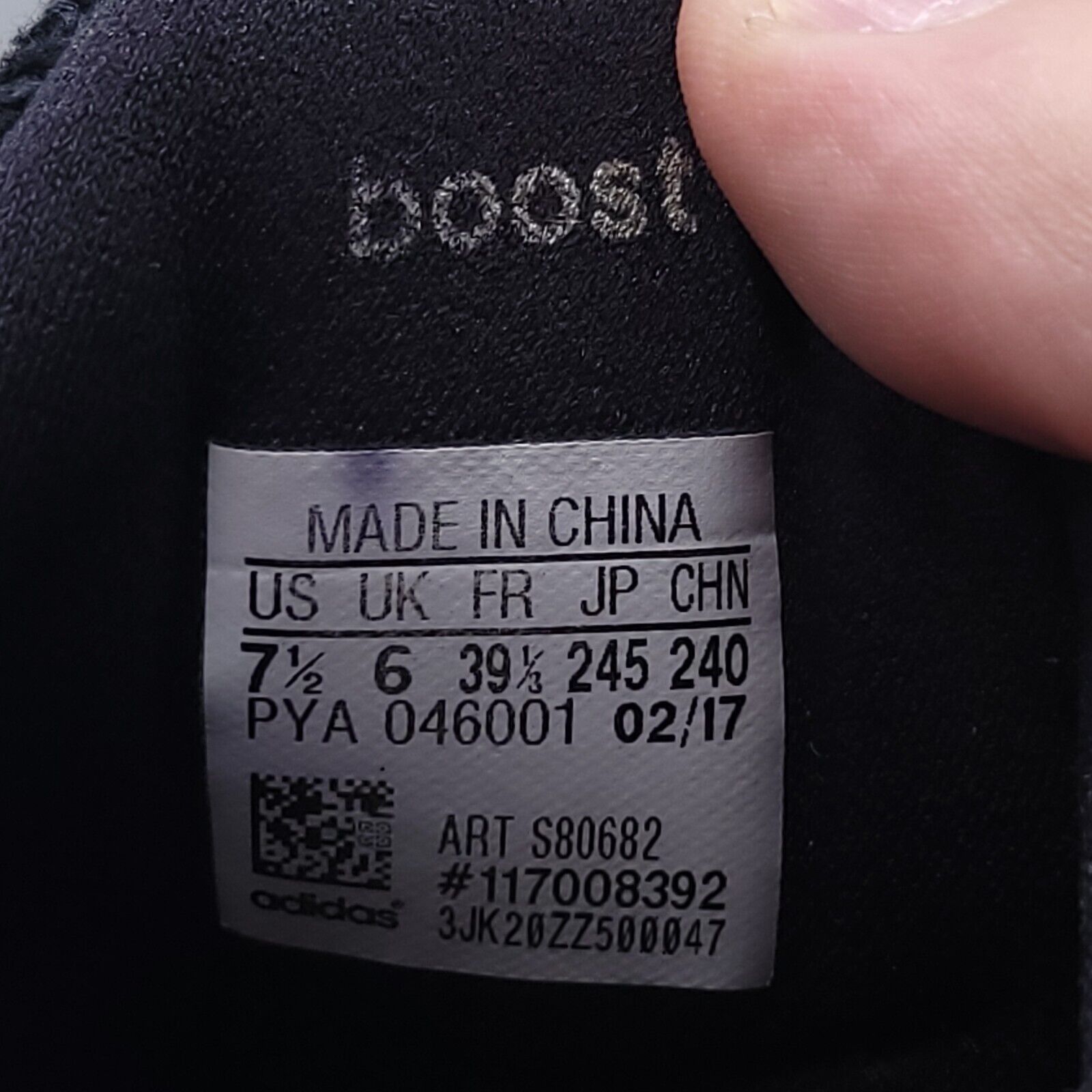 Adidas Adidas Ultraboost 3.0 Shoe Women Size 7.5 S80682 Black White Size US 7.5 / IT 37.5 - 9 Thumbnail