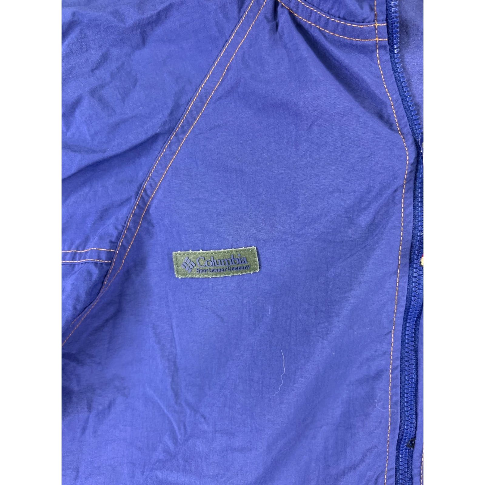 Vintage VINTAGE Columbia Jacket Women Medium Purple Full Zip Hooded Nylon Shell Pockets Size M / US 6-8 / IT 42-44 - 6 Thumbnail