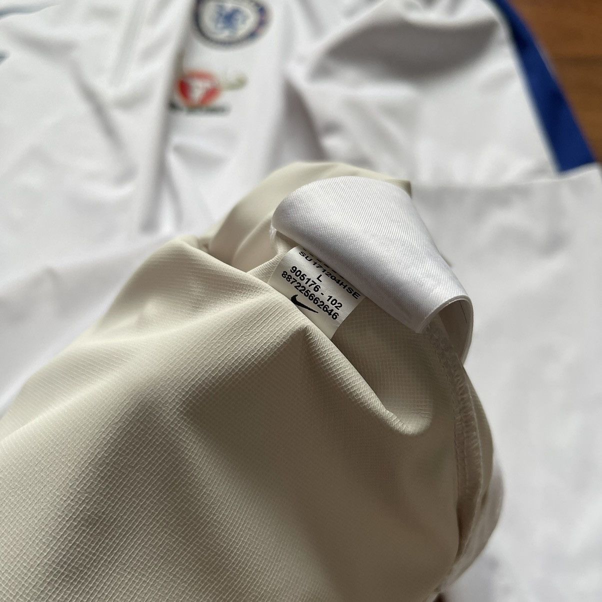 Chelsea Soccer CHELSEA NIKE 2017/2018 SOCCER SQUAD DRILL 1/4 ZIP TRACK TOP Size US L / EU 52-54 / 3 - 11 Thumbnail