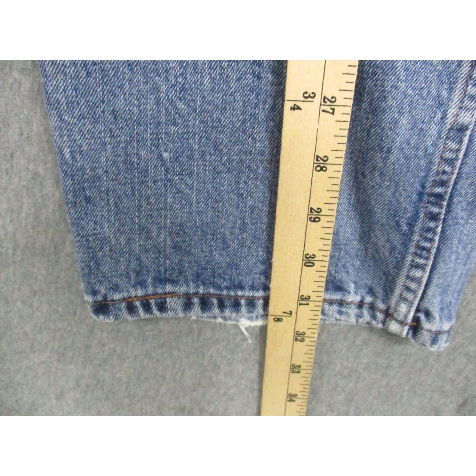 Wrangler VINTAGE Wrangler Jeans Men 36x32 Blue Distressed 20X Denim Straight Leg Pockets Wrangler 20X Mens Jeans Size US 36 / EU 52 - 7 Thumbnail