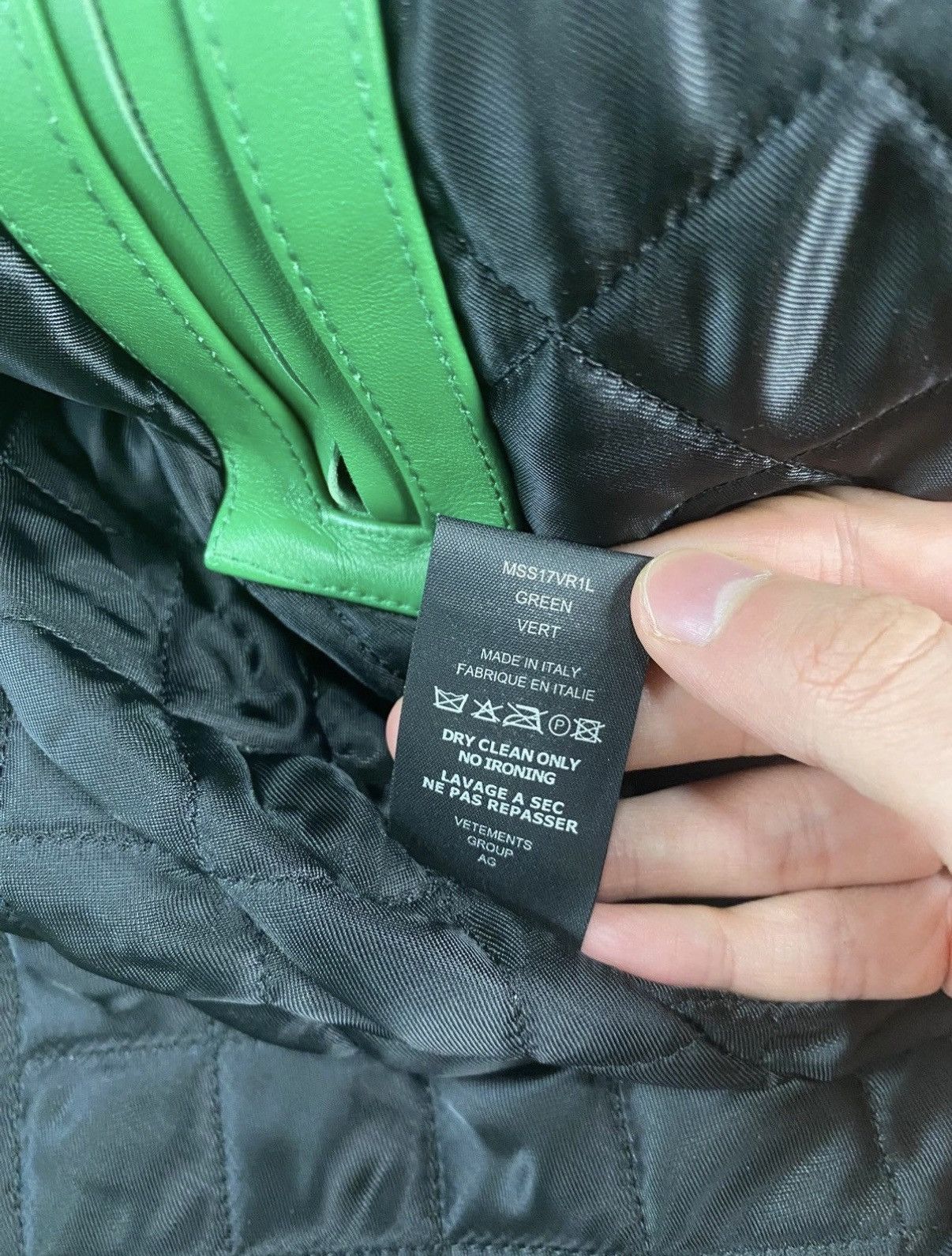 Vetements VETEMENTS SS17 RUNWAY POLIZEI MOTO RACING IN GREEN SZ:M Size US M / EU 48-50 / 2 - 10 Thumbnail