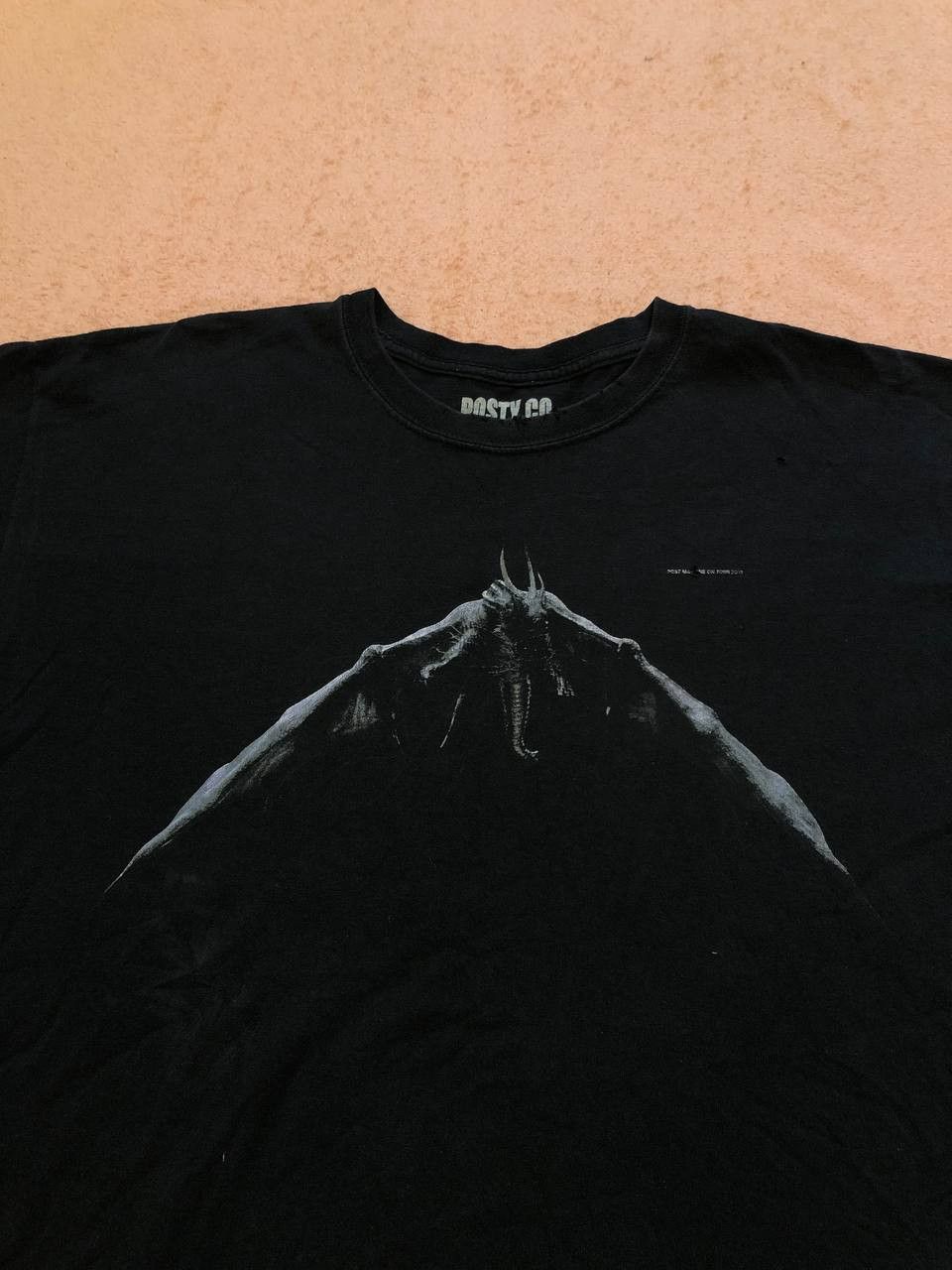 POST&CO Vintage black T-shirt POST&CO big print streetwear Y2K Size US L / EU 52-54 / 3 - 7 Thumbnail