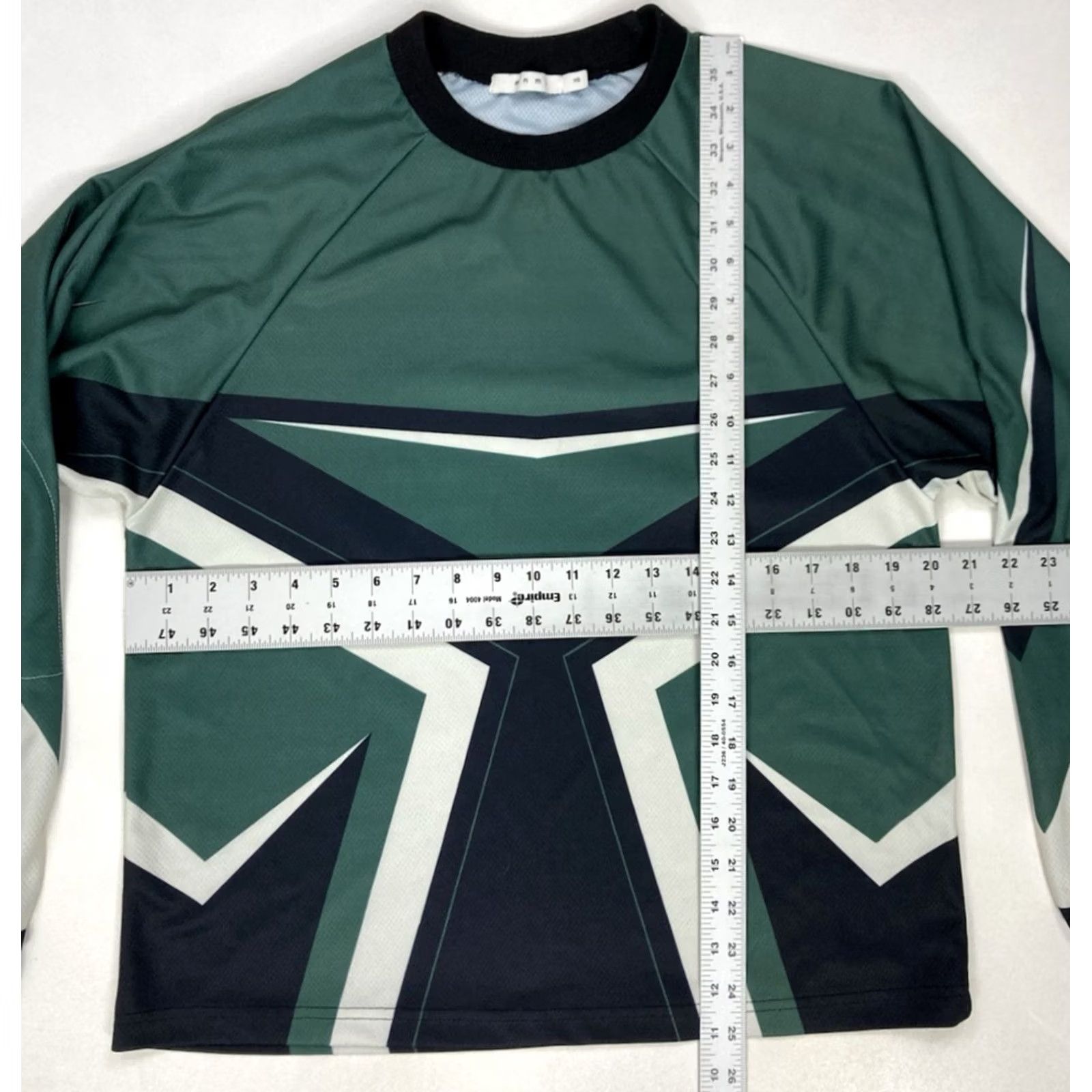 MNML MNML Moto Racing Jersey T-Shirt Men XS Green Long Sleeve} Size US XS / EU 42 / 0 - 5 Thumbnail