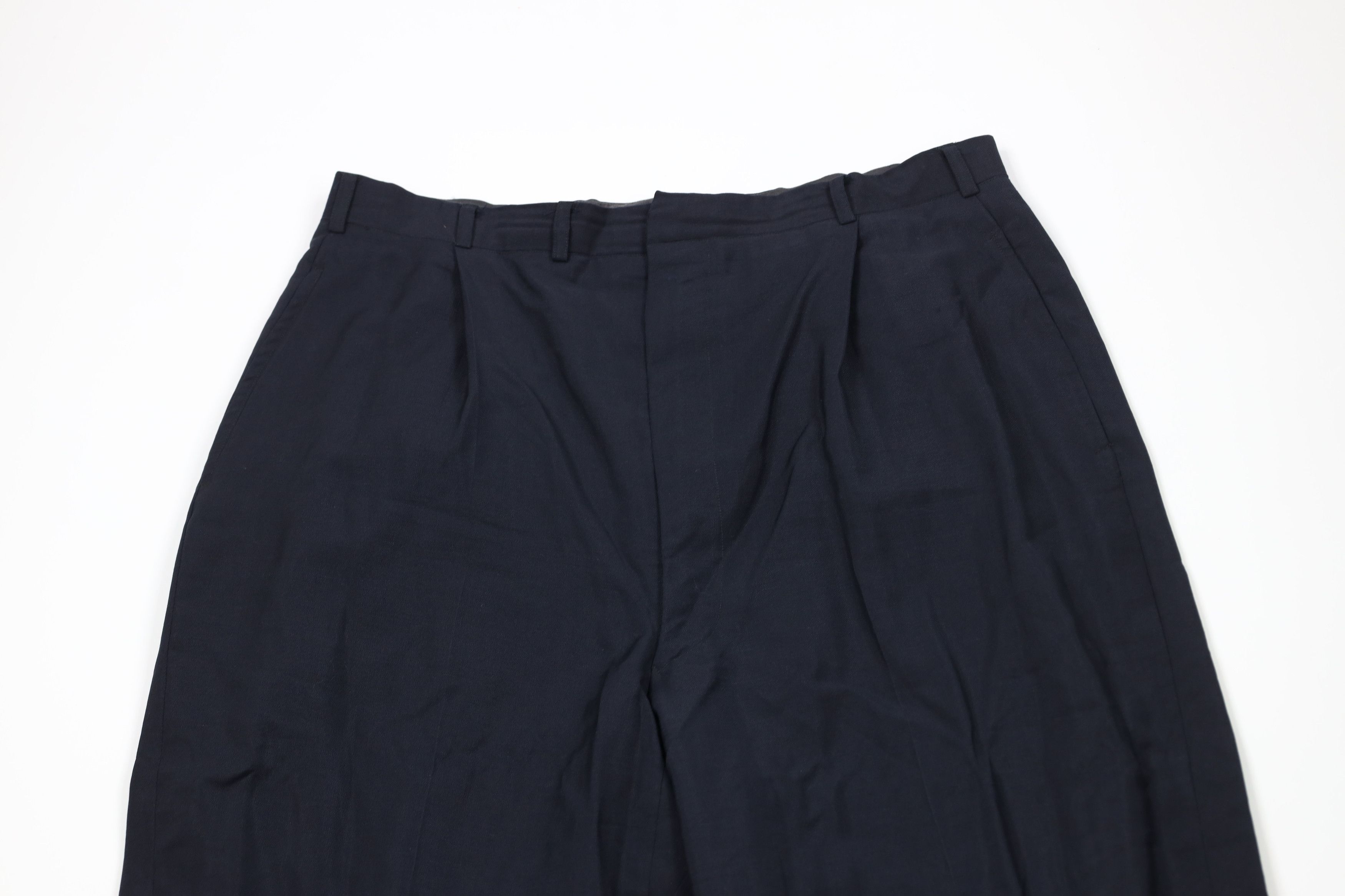 Vintage Vintage 50s Rockabilly Gabardine Cuffed Chino Pants USA Size US 32 / EU 48 - 2 Thumbnail