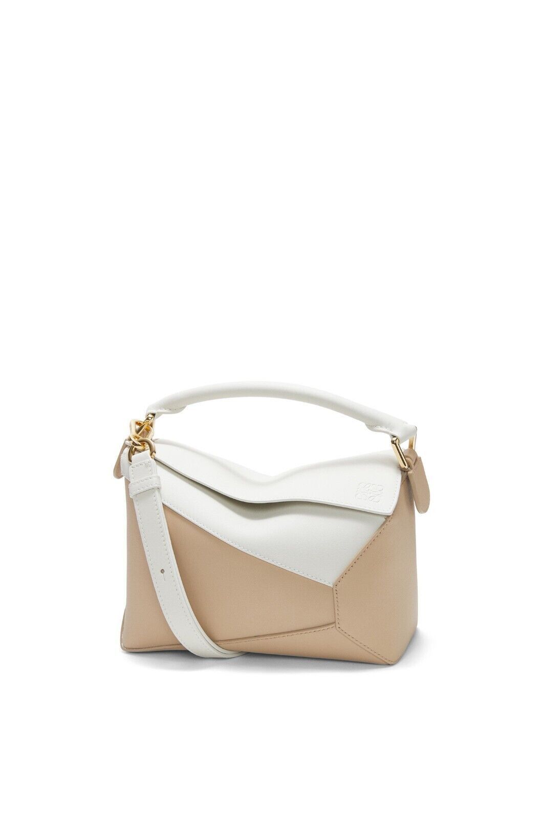 Loewe LOEWE Puzzle Small Soft White Leather Handbag $3650 New Size ONE SIZE - 1 Thumbnail