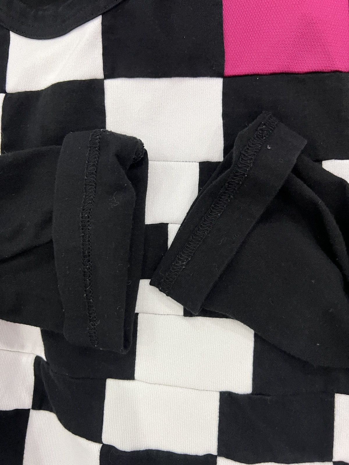 Comme des Garcons Comme des Garçons AD2008 Checkerboard Panel Long Sleeve Top Size US S / EU 44-46 / 1 - 10 Thumbnail