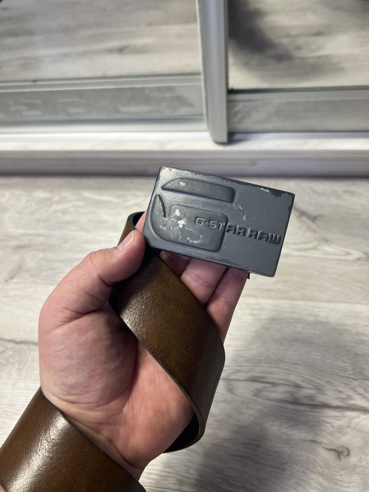 G-Star Vintage G-Star RAW Leather Brown Belt Size ONE SIZE - 2 Thumbnail