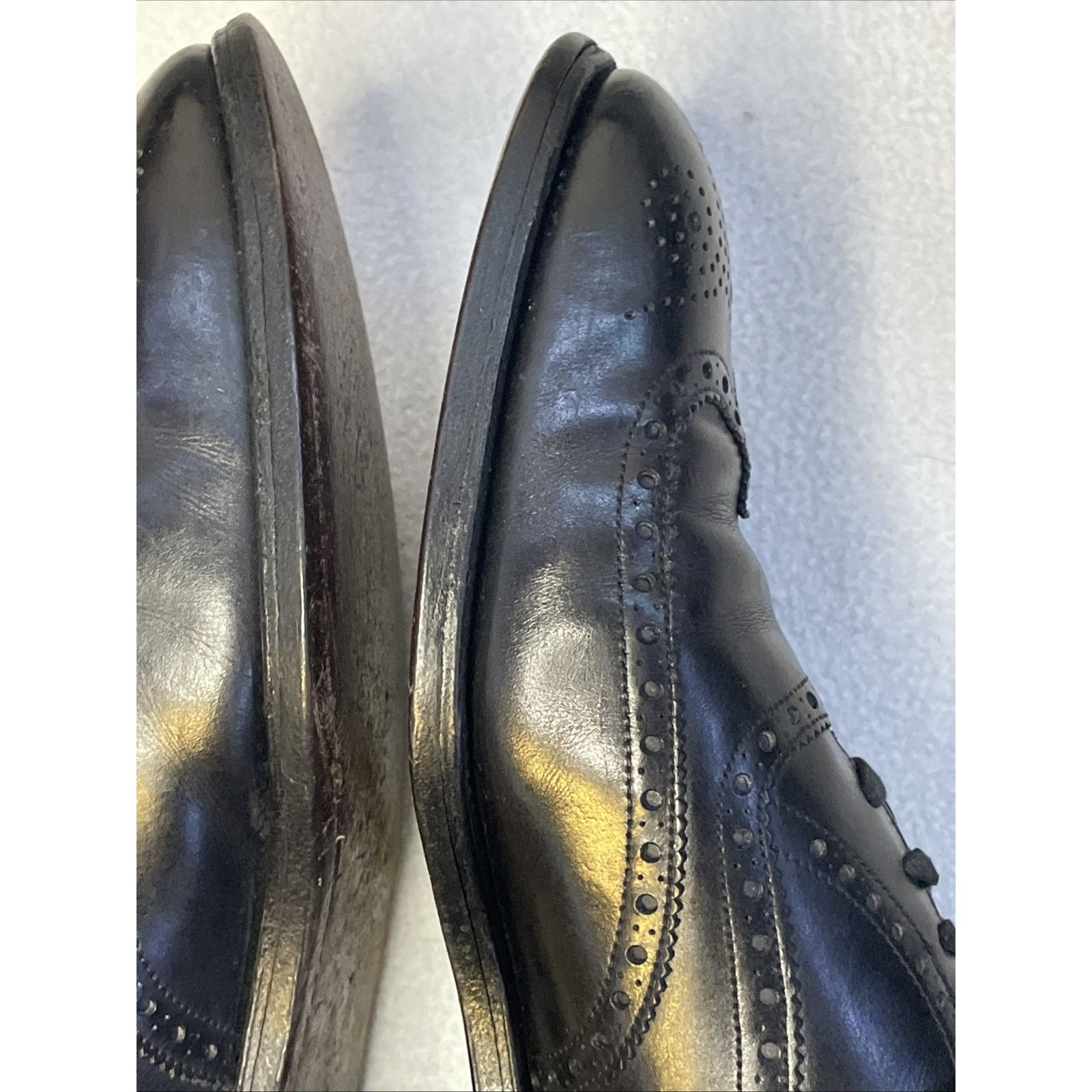 Brooks Brothers VTG Brooks Brothers Brooks English Devon Black Leather Size US 11.5 / EU 44-45 - 10 Thumbnail