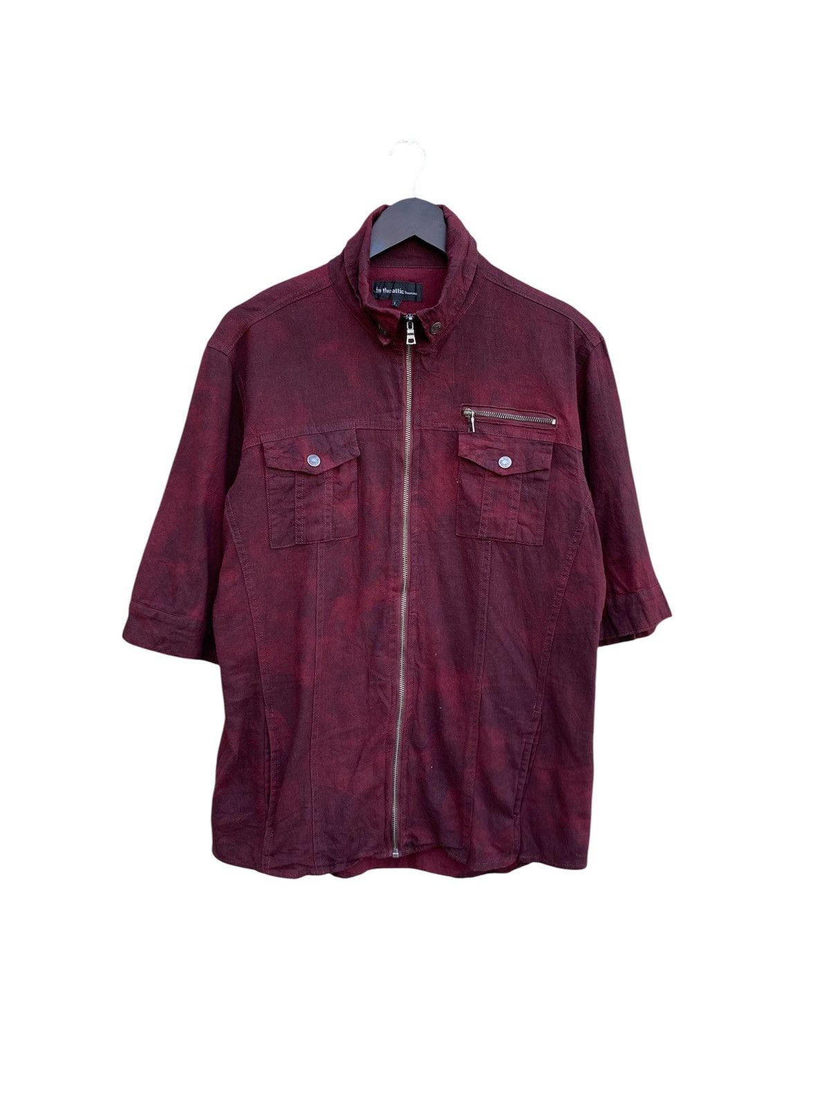 In The Attic In The Attic Homme Zipper Shirt Short Sleeve Size US L / EU 52-54 / 3 - 1 Thumbnail