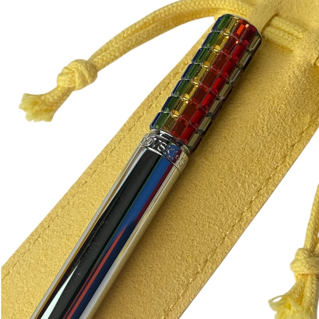 Swarovski Swarovski Ballpoint pen Multicolored, Chrome plated New Size ONE SIZE - 2 Thumbnail
