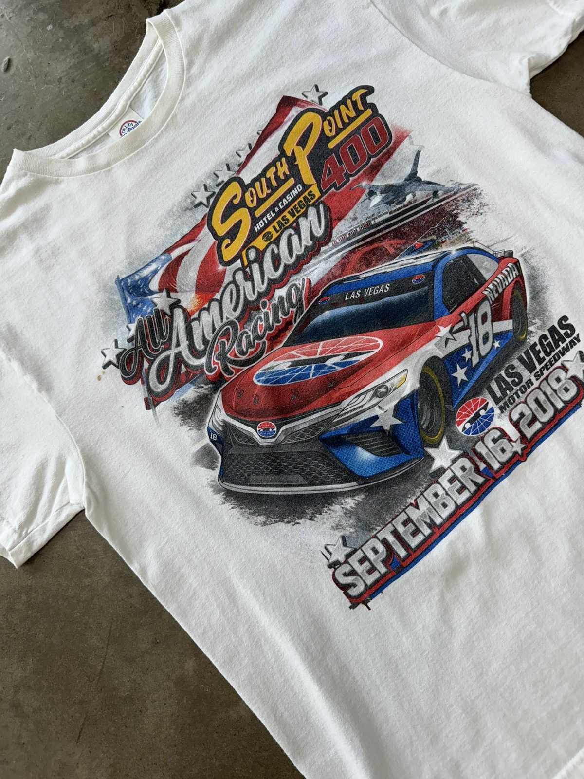 Vintage Vintage South Point 400 All American Racing Las Vegas Size US L / EU 52-54 / 3 - 1 Thumbnail