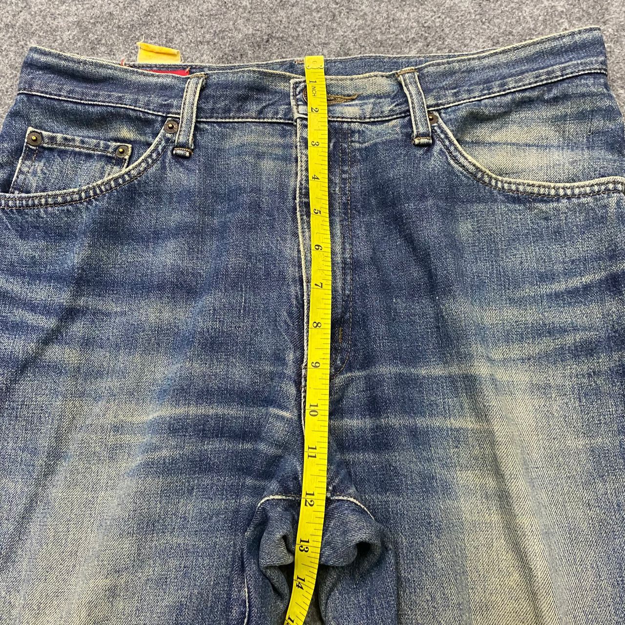 If Six Was Nine 💥Best Offer💥Vintage 90s Edwin Distressed Denim Size US 33 - 5 Thumbnail