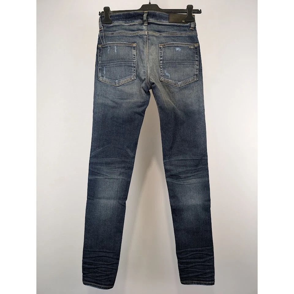 Amiri o1rshd1 MX1 Ultrasuede Jean in Deep Classic Blue Size US 38 / EU 54 - 13 Thumbnail
