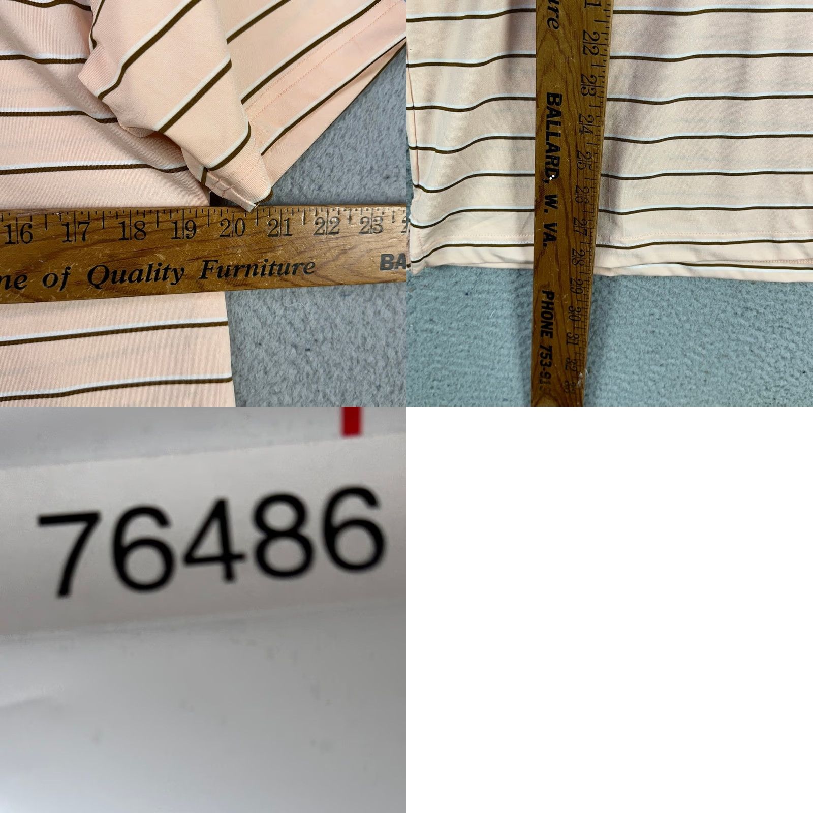 Callaway Callaway Polo Golf Shirt Striped Opti Dri Short Sleeve Mens Small Pink Brown Rugby NEW Size US S / EU 44-46 / 1 - 8 Thumbnail
