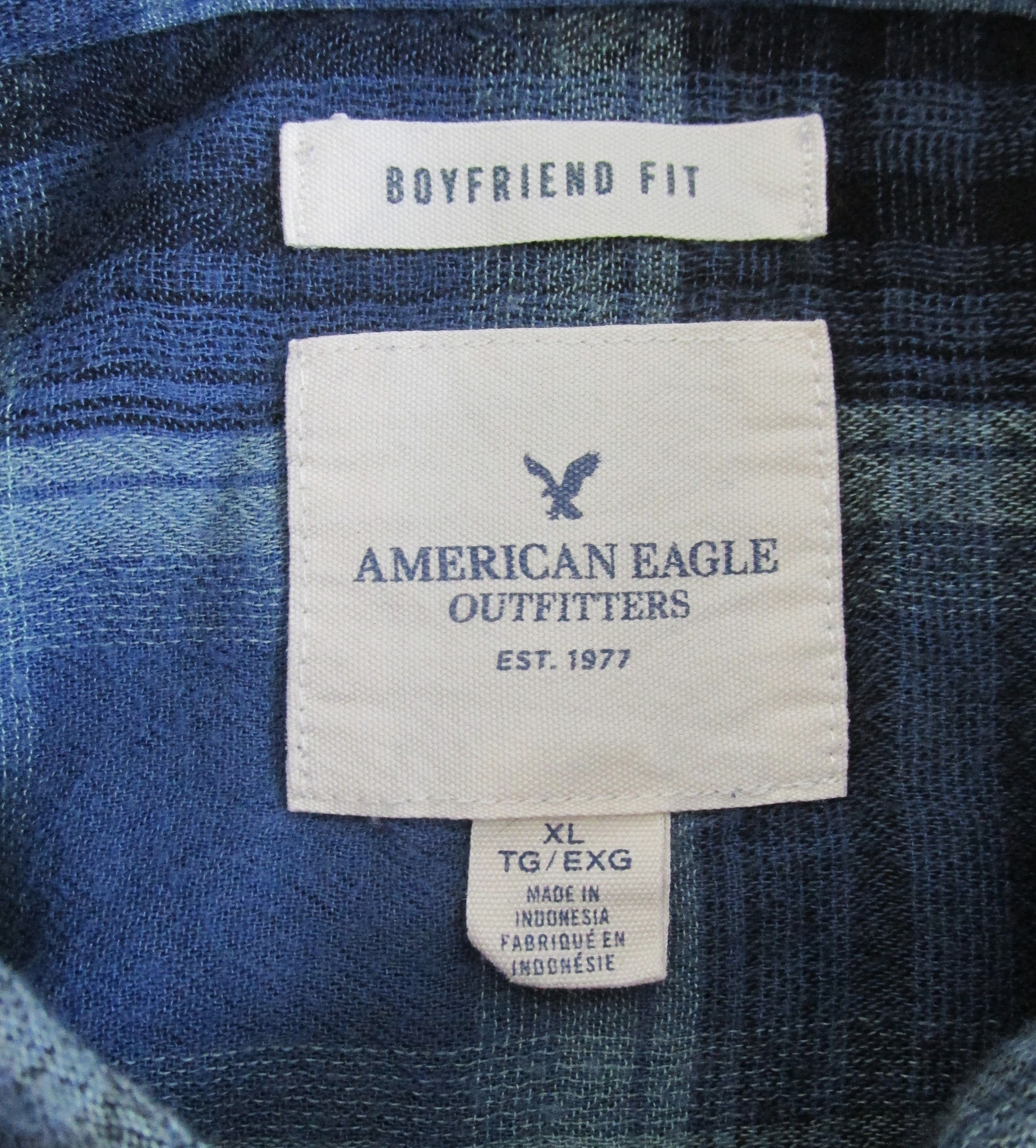 American Eagle Outfitters American Eagle Women's "Boyfriend Fit" Shirt Size XL Size XL / US 12-14 / IT 48-50 - 2 Thumbnail