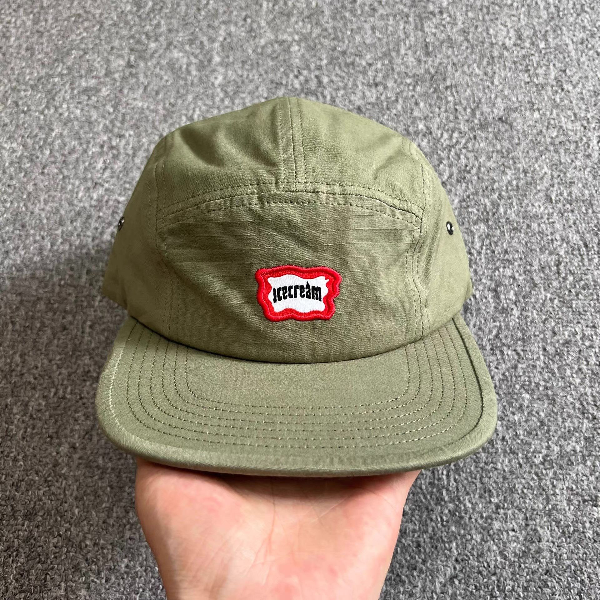 Billionaire Boys Club BBC ICECREAM Embroidered Flat Brim 5-Panel Cap Q7 Size ONE SIZE - 1 Thumbnail