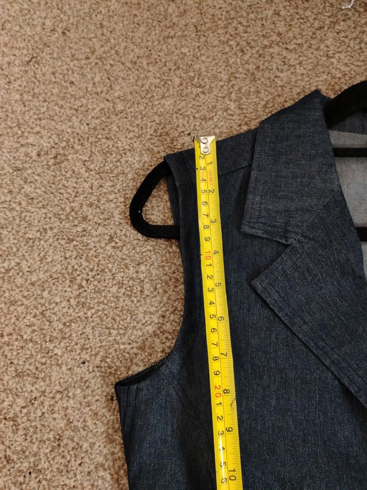 Other Hillard & Hanson Women's XL Denim Waistcoat Sleeveless Size XL / US 12-14 / IT 48-50 - 9 Thumbnail