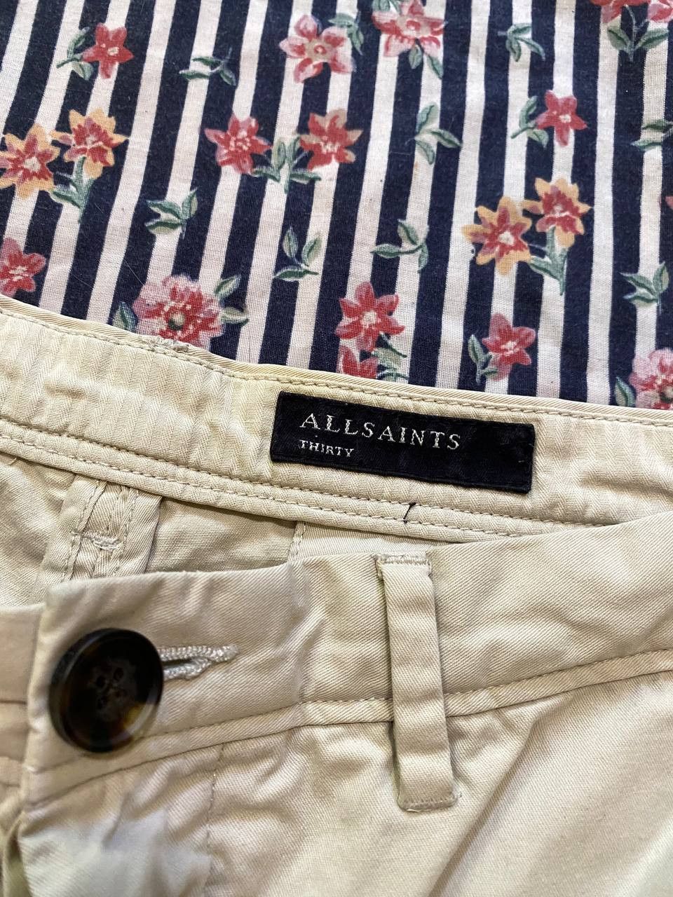 Allsaints Vintage denim shorts crazy Y2K Allsaints streetwear Size US 30 / EU 46 - 2 Thumbnail