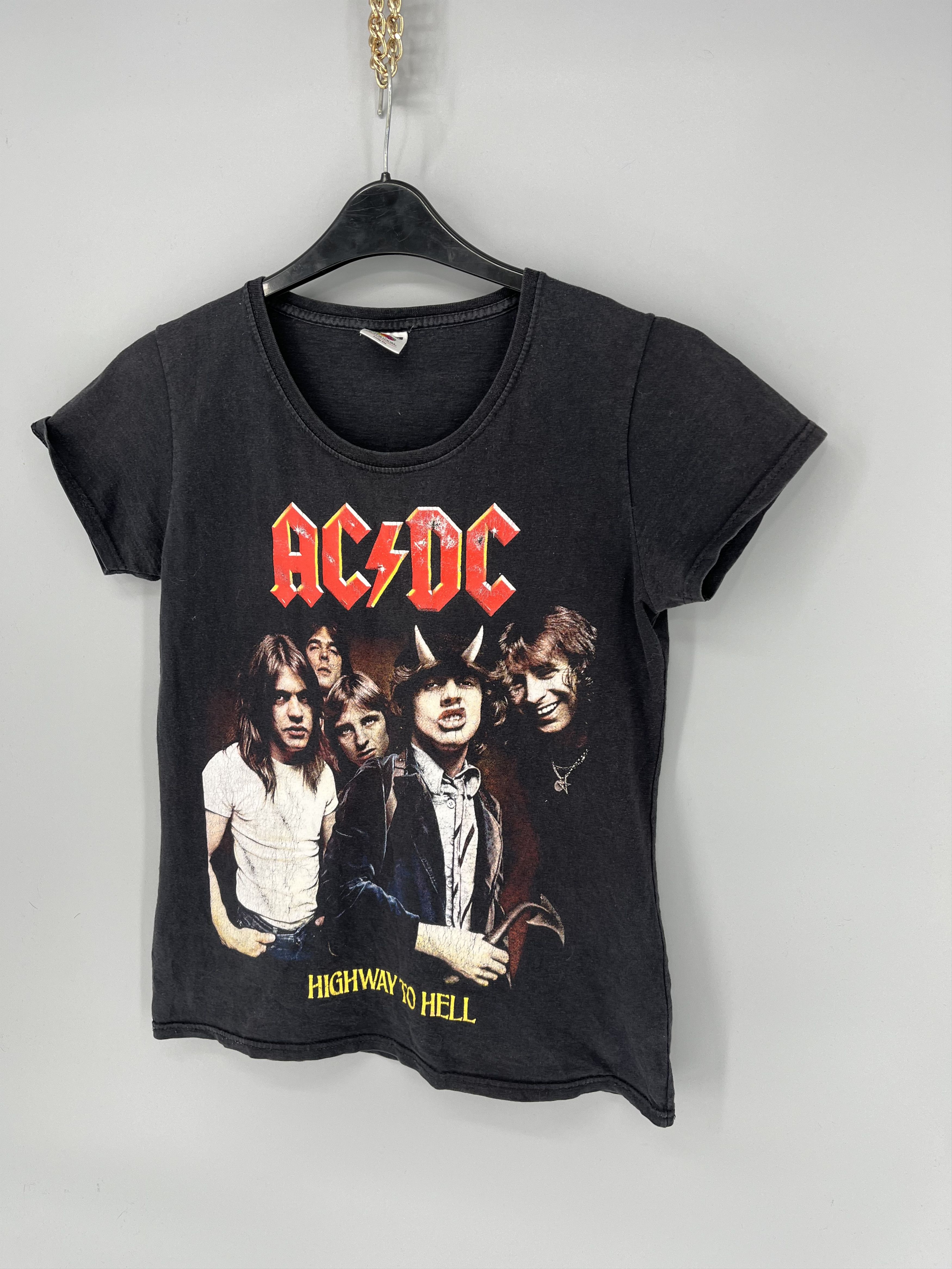 AC/DC Vintage Y2K AC/DC Highway To Hell Womens Tee Size M / US 6-8 / IT 42-44 - 3 Thumbnail