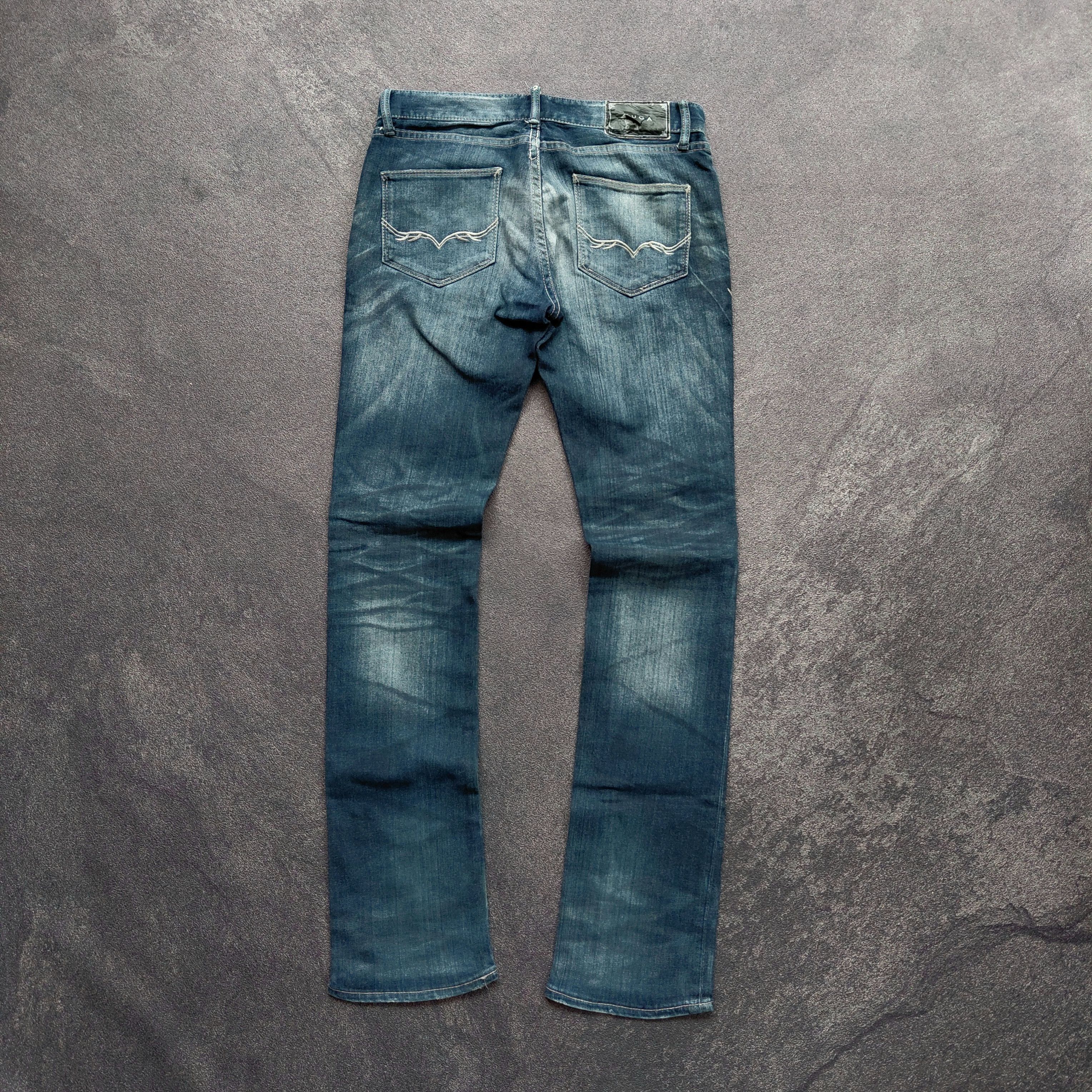 GOSTAR DE FUGA FUGA Duatressed Denin Pants Size US 30 / EU 46 - 1 Thumbnail